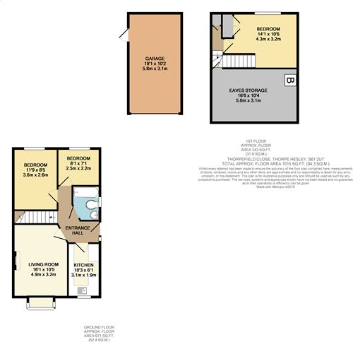 3 Bedrooms Semi-detached bungalow for sale in Thorpefield Close, Thorpe Hesley S61