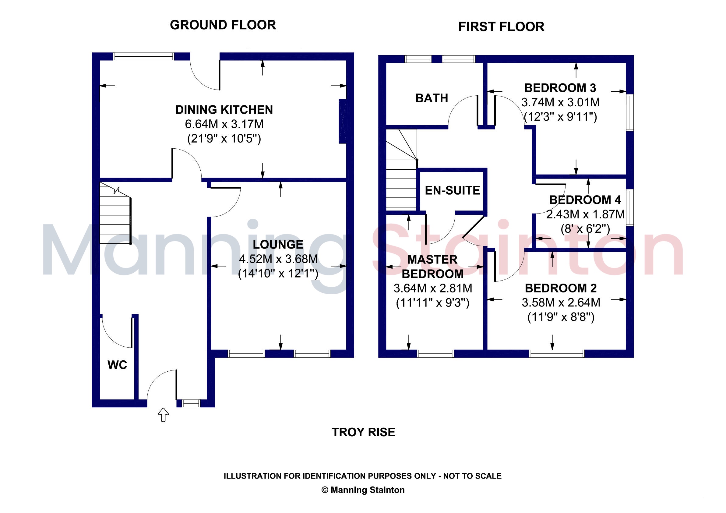 Troy Rise, Leeds floorplan