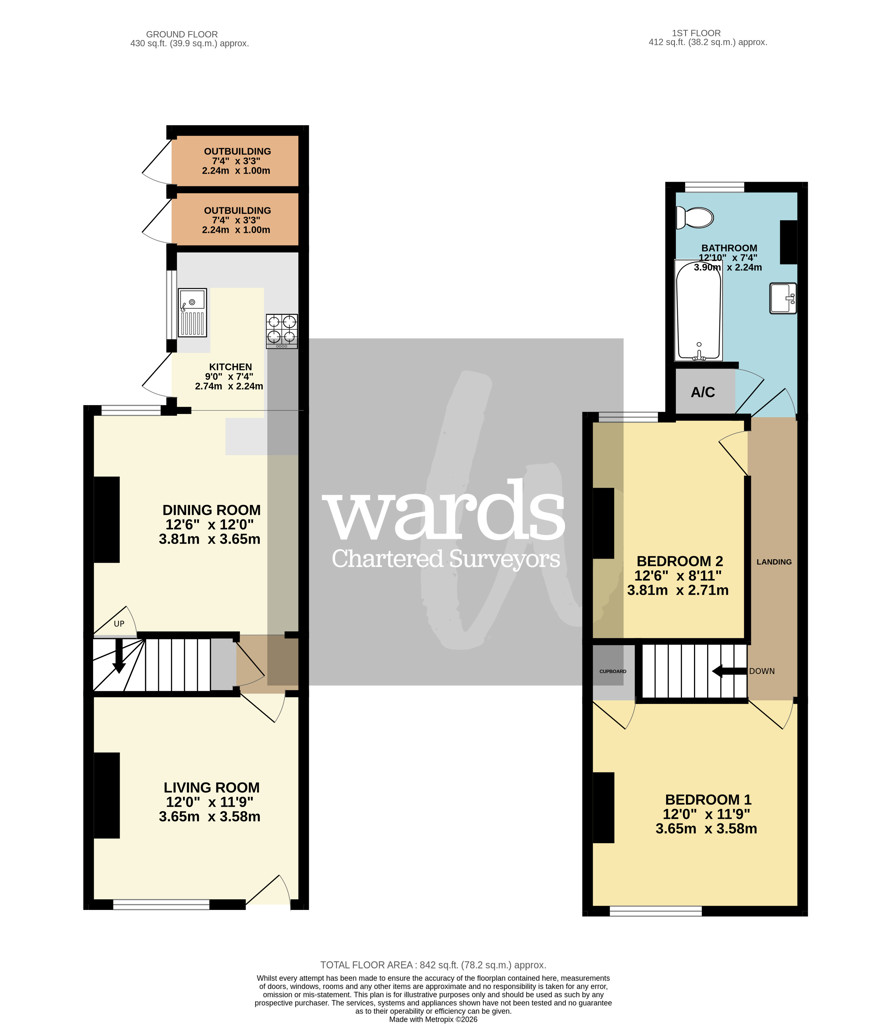 Edward Street, Hinckley floorplan