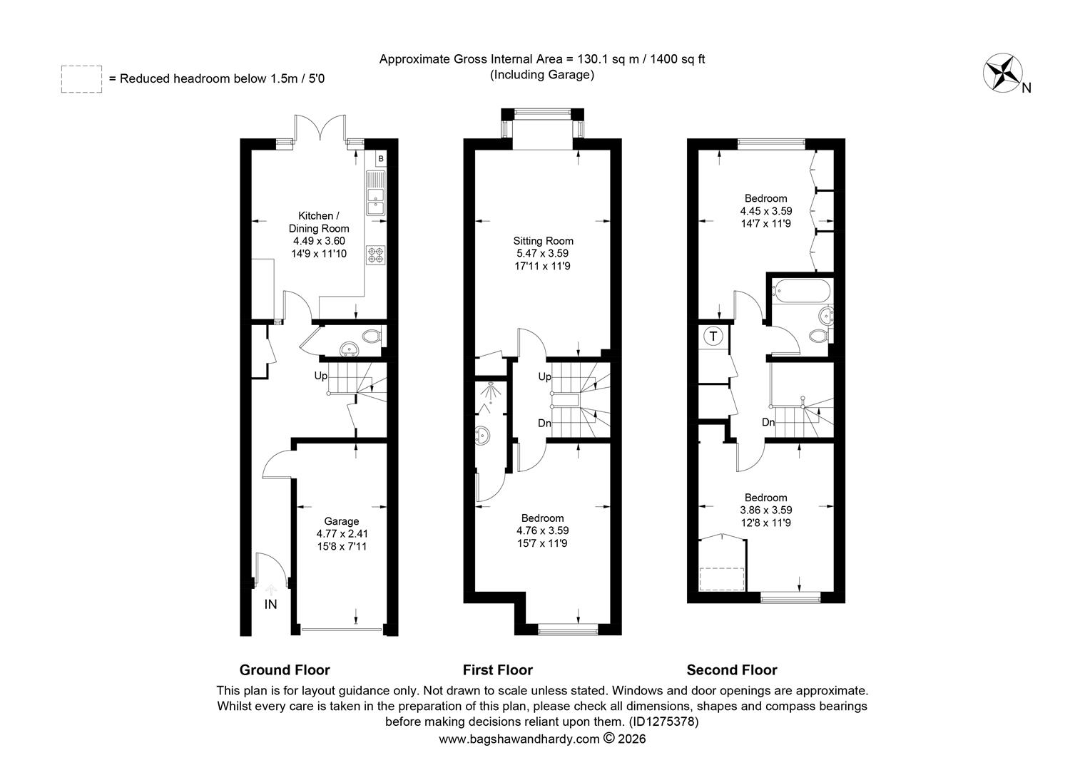 50A, Overton Road, South Sutton floorplan