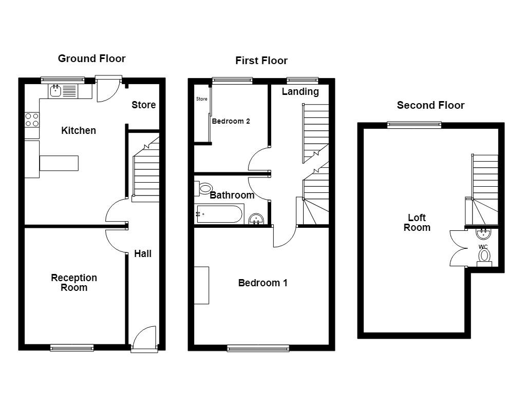 1, Nuttall Street, Rossendale floorplan