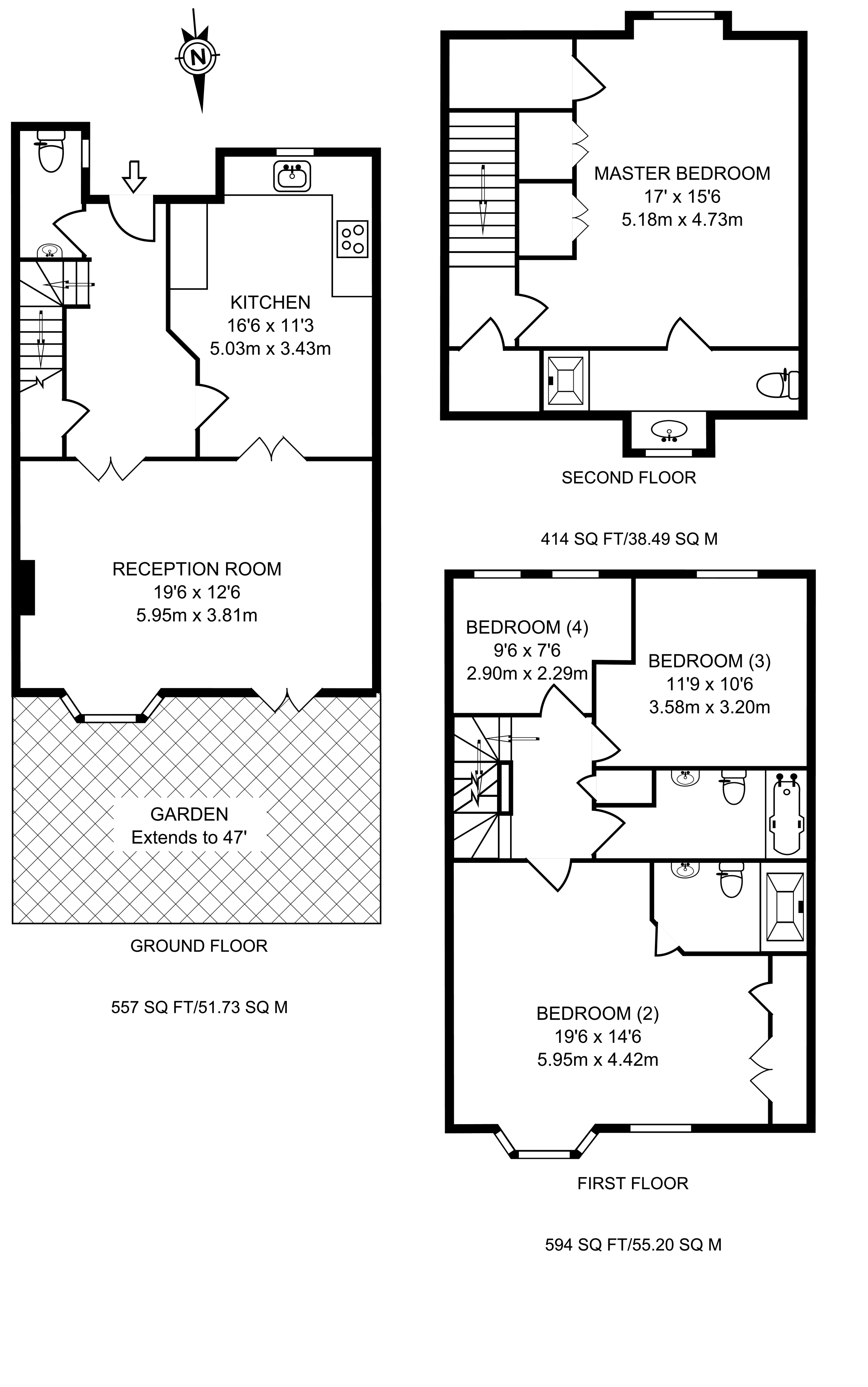 4 Bedrooms  to rent in St Mary's Road, Ealing Broadway W5