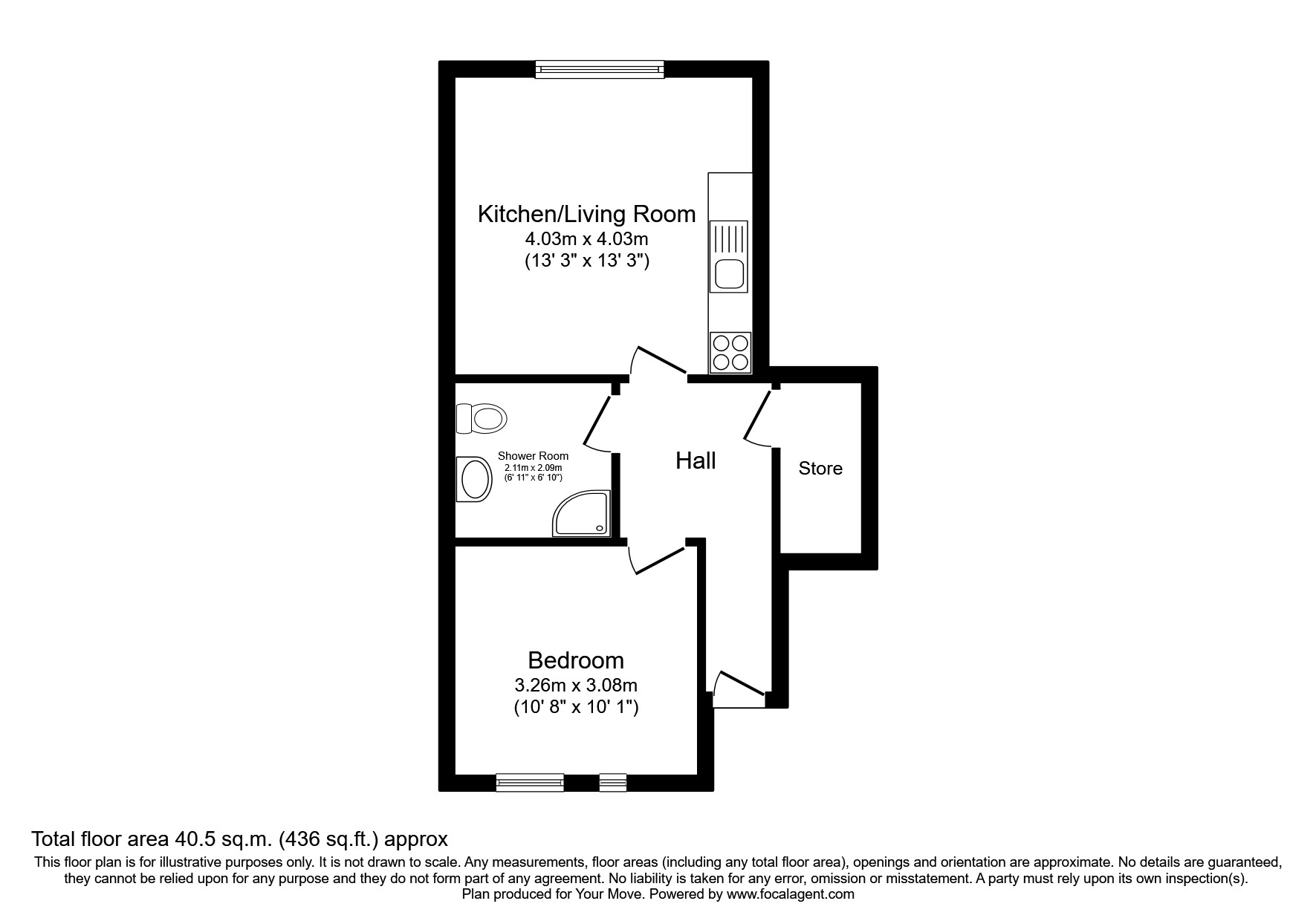 Main Street, Bo'ness, West Lothian EH51, 1 bedroom flat to rent