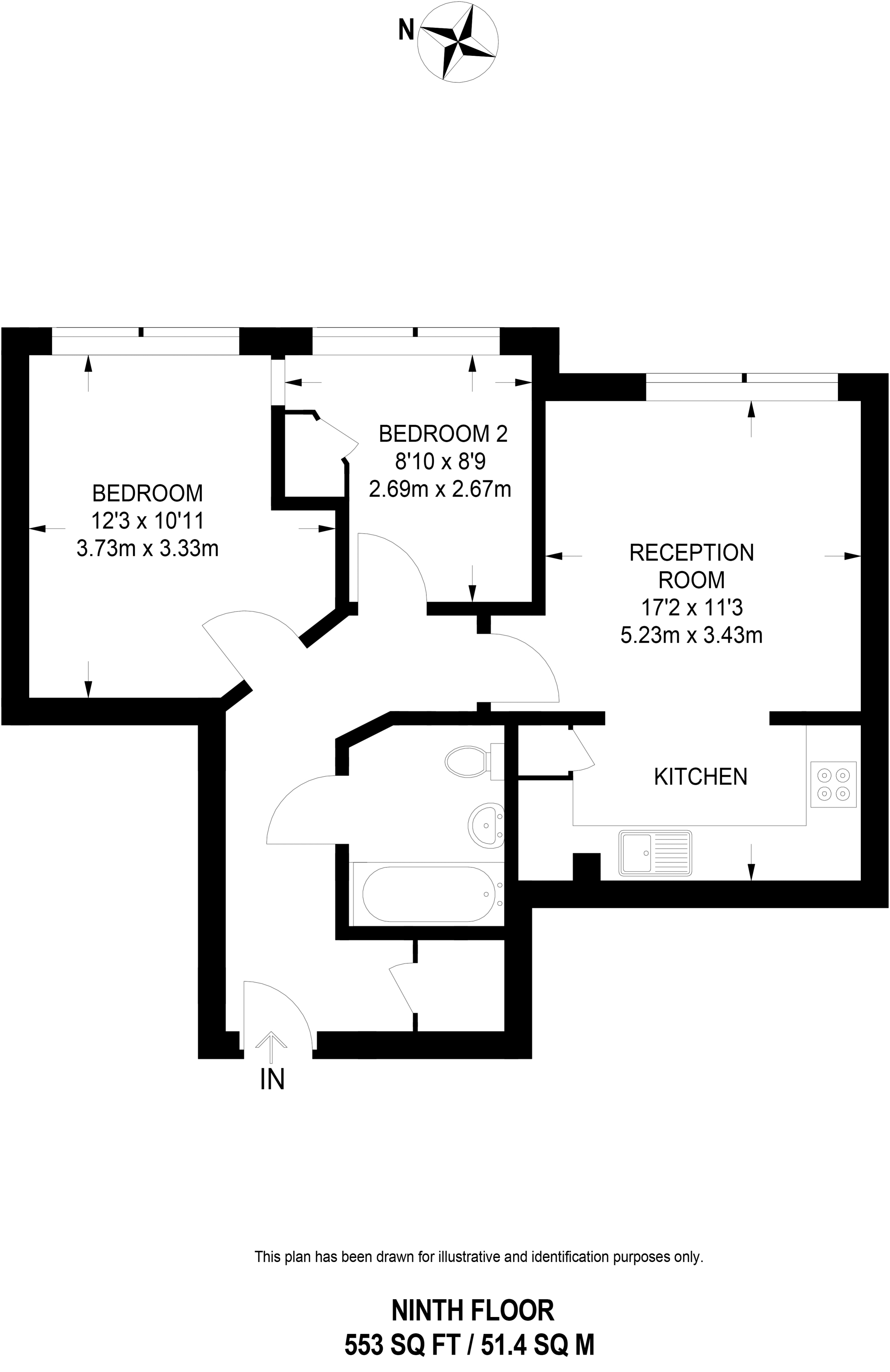 St Wharf, Vauxhall, London SW8, 2 bedroom flat for sale