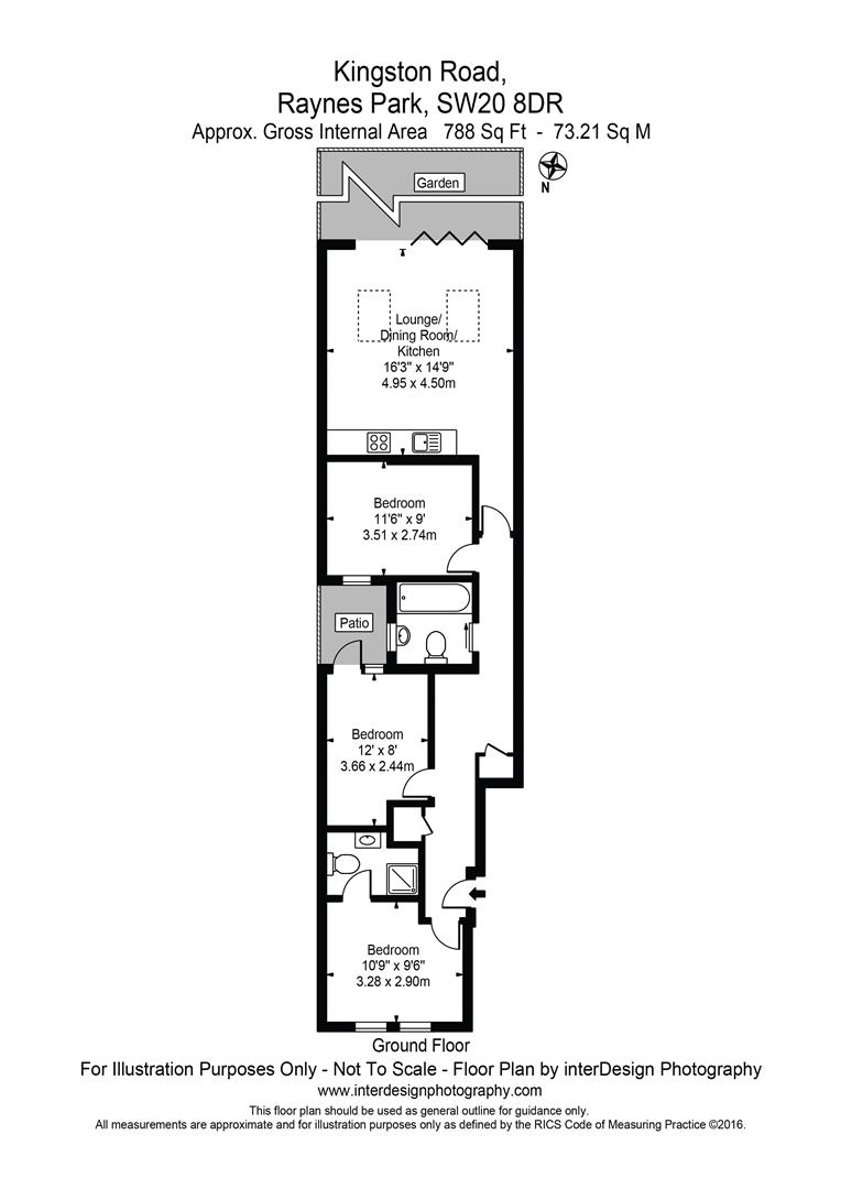 Ground Floor, 554, Kingston Road, London floorplan