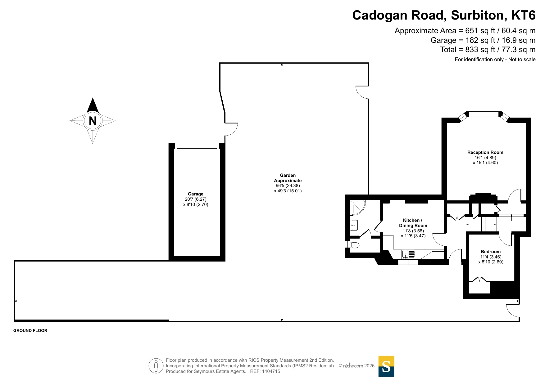 2e, Cadogan Road, Surbiton floorplan