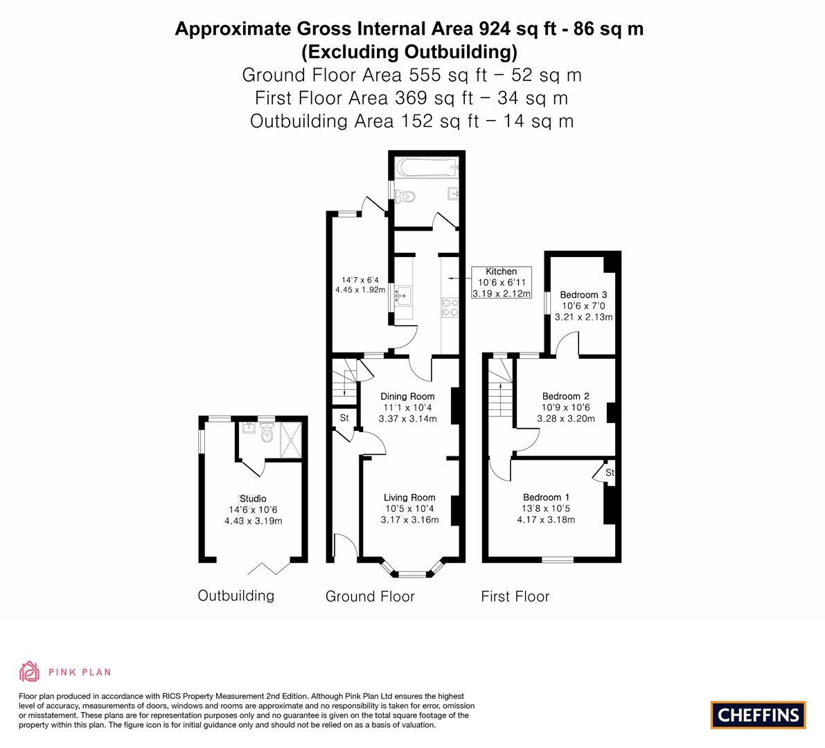 215, Cherry Hinton Road, Cambridge floorplan