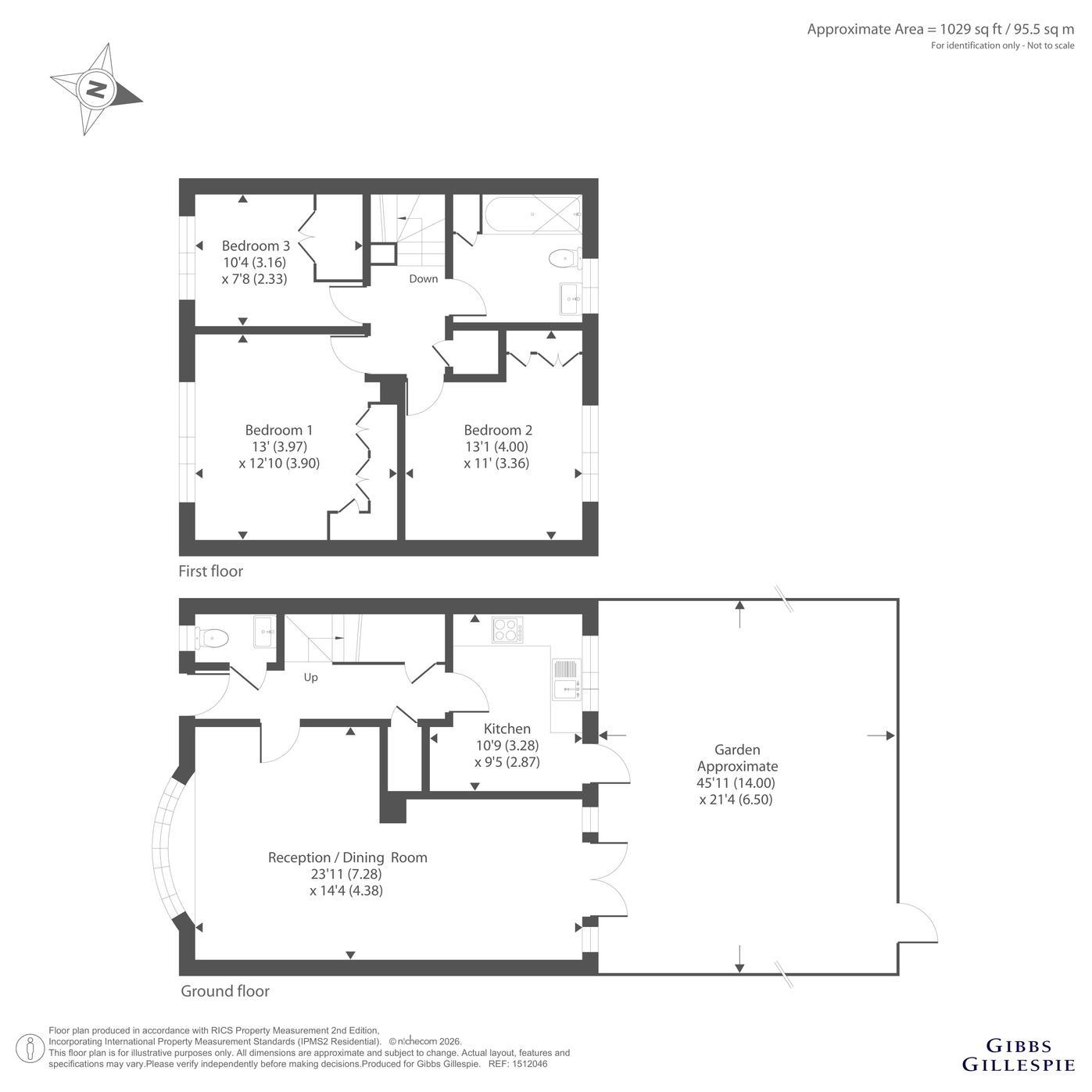 38, Temple Mead Close, Stanmore floorplan
