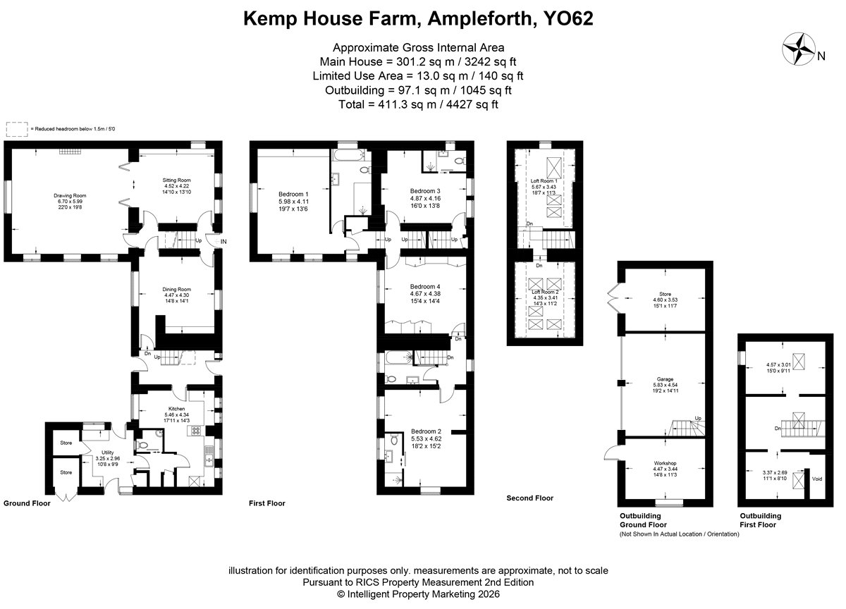 Kemp House Farm,, East End, York floorplan