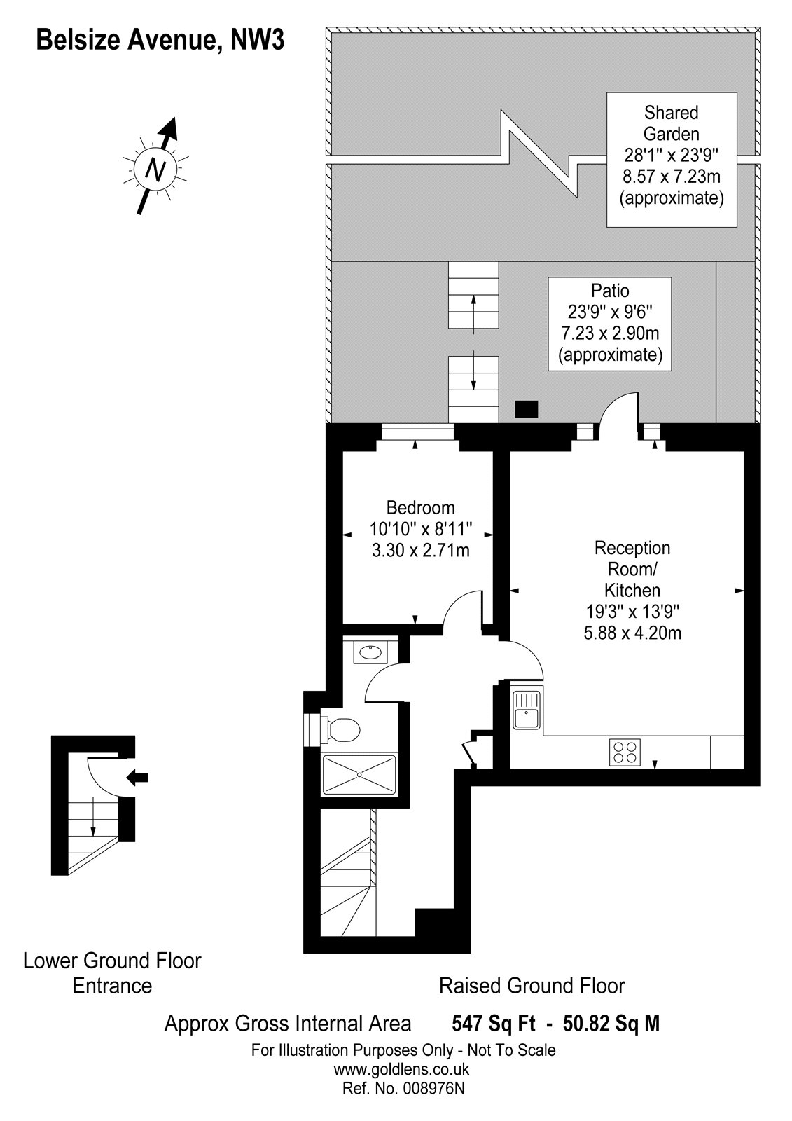 1 Bedrooms Flat for sale in Belsize Avenue, Belsize Park, London NW3