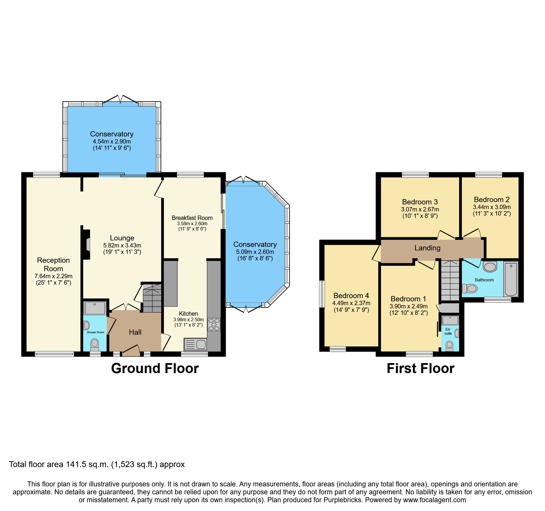 22, Beech Avenue, Biggleswade floorplan