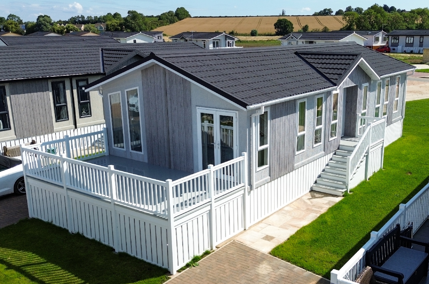 2-bed caravan on 25 Lakeside Walk, Yarwell Mill Country Park, Peterborough, £225,000