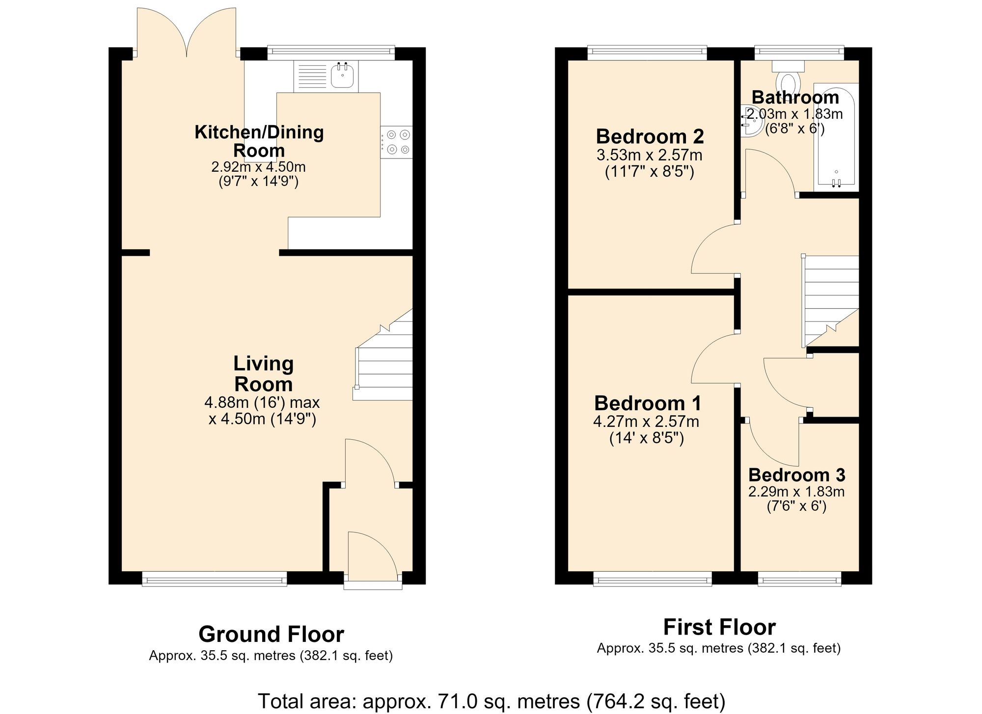 19 The Cooperage, Accrington floorplan