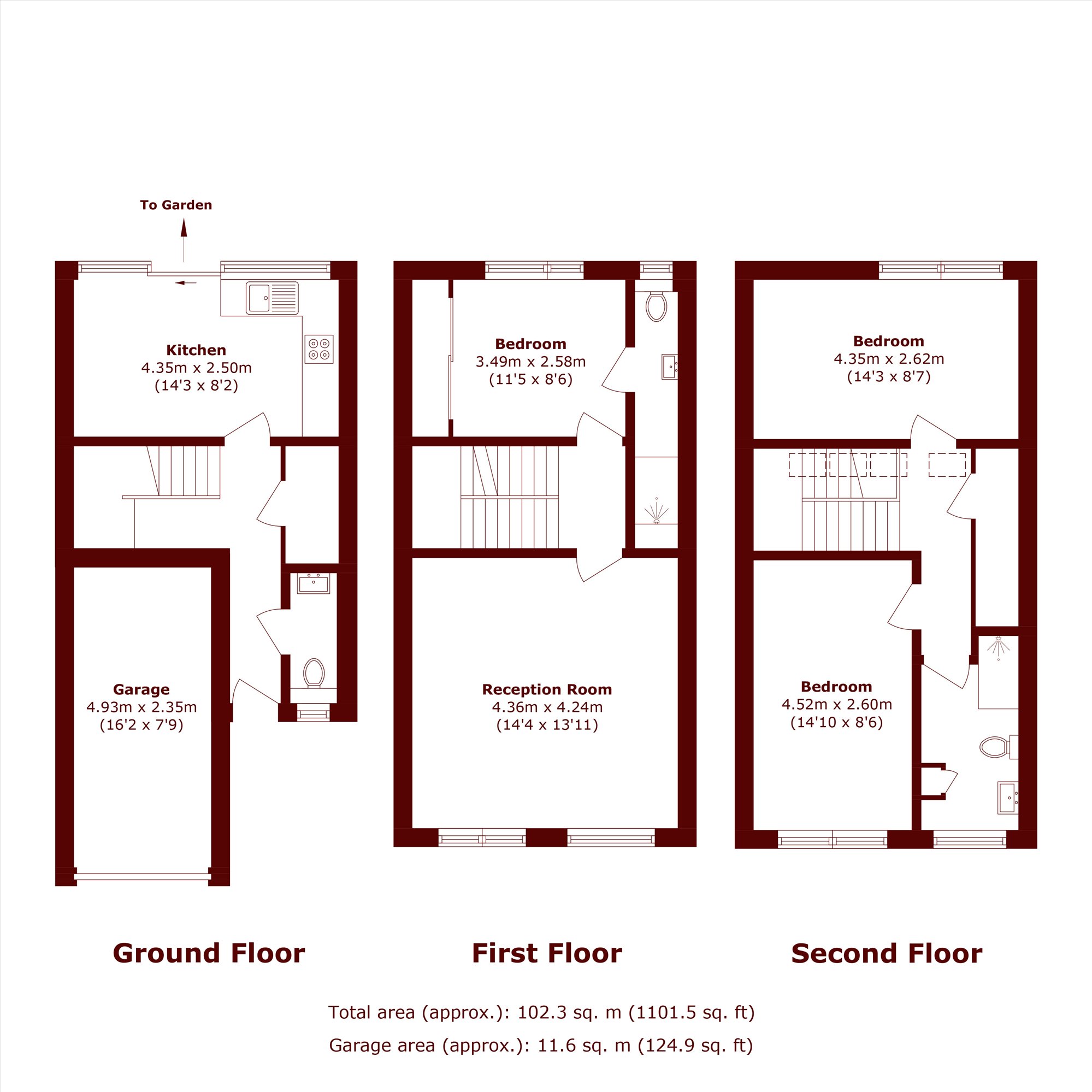 82, Edenham Way, London floorplan