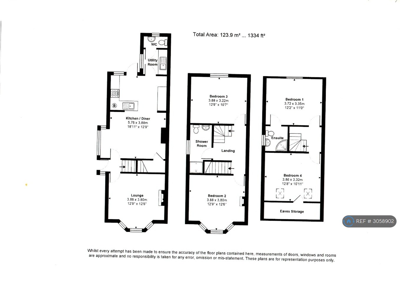 Totteridge Ave, High Wycombe floorplan
