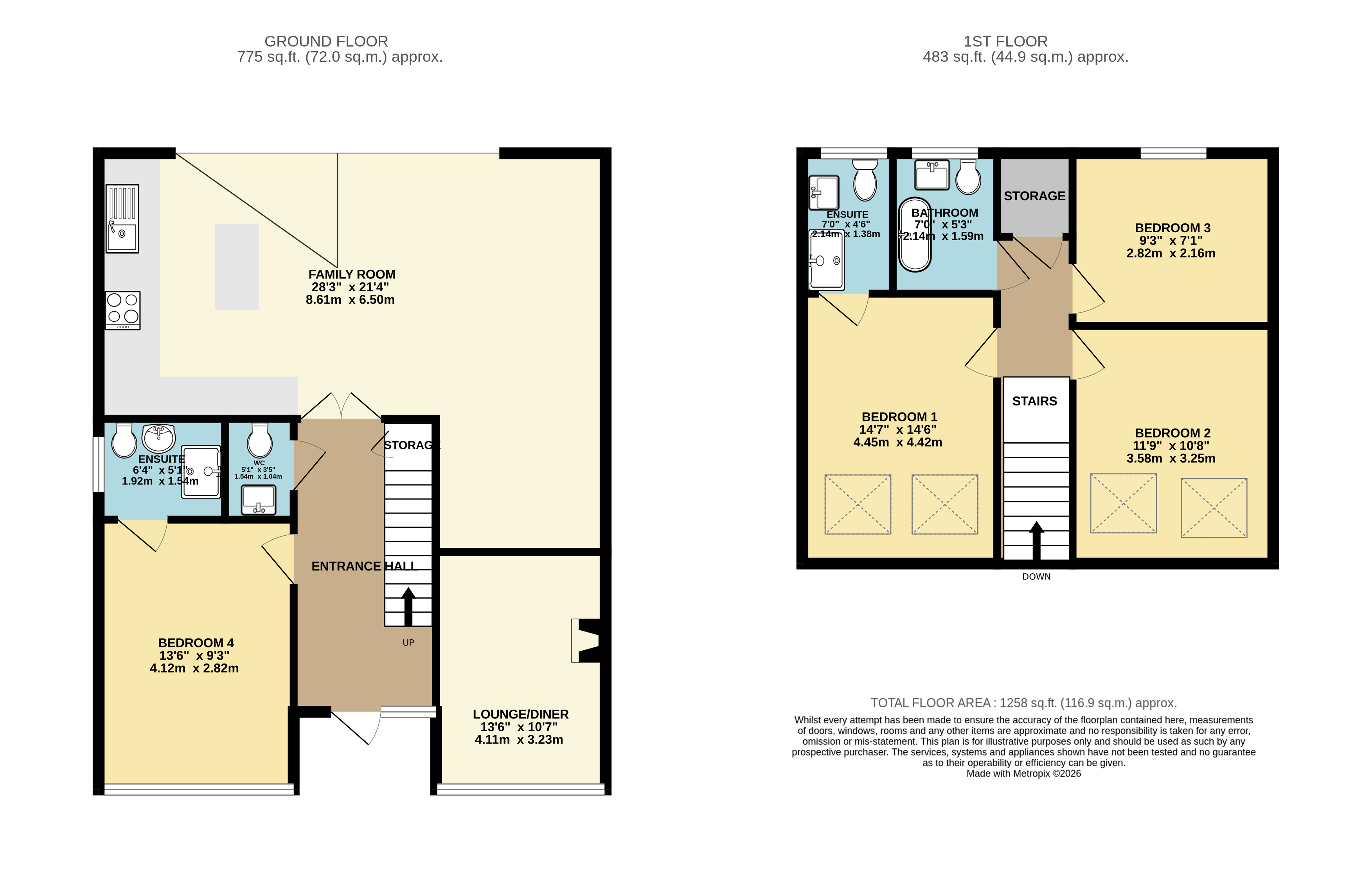 19, Dunstable Road, TIlsworth, Leighton Buzzard floorplan