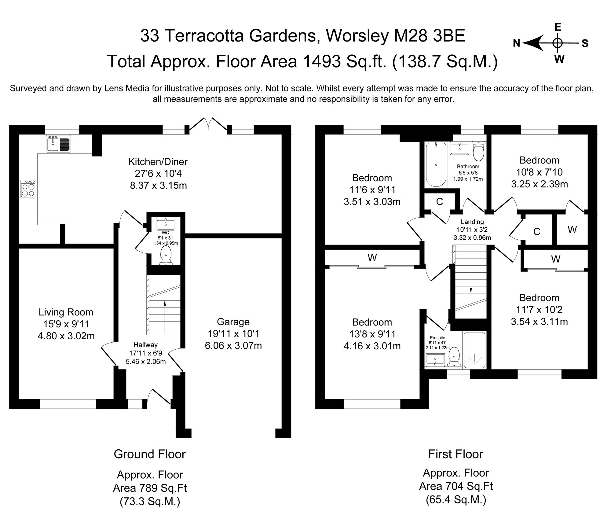 33 Terracotta Gardens, Manchester floorplan