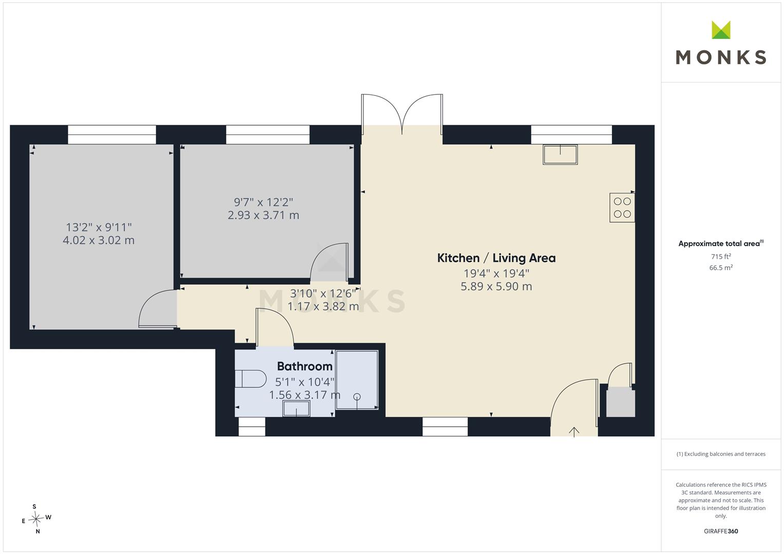 Apartment 3, Lymehurst Place, Ellesmere Road, Shrewsbury floorplan