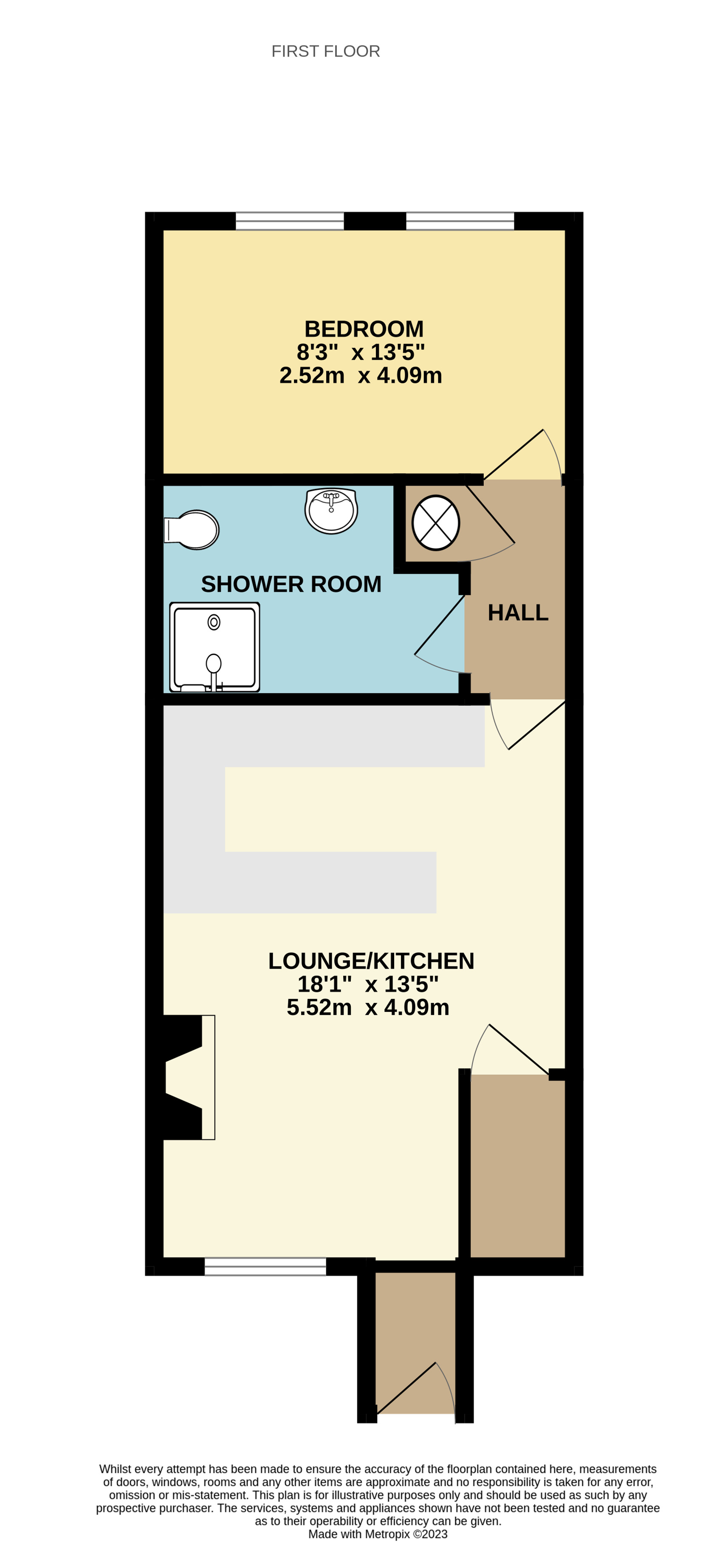 Flat 2, Corbett House, 16, Church Street, Kidderminster floorplan