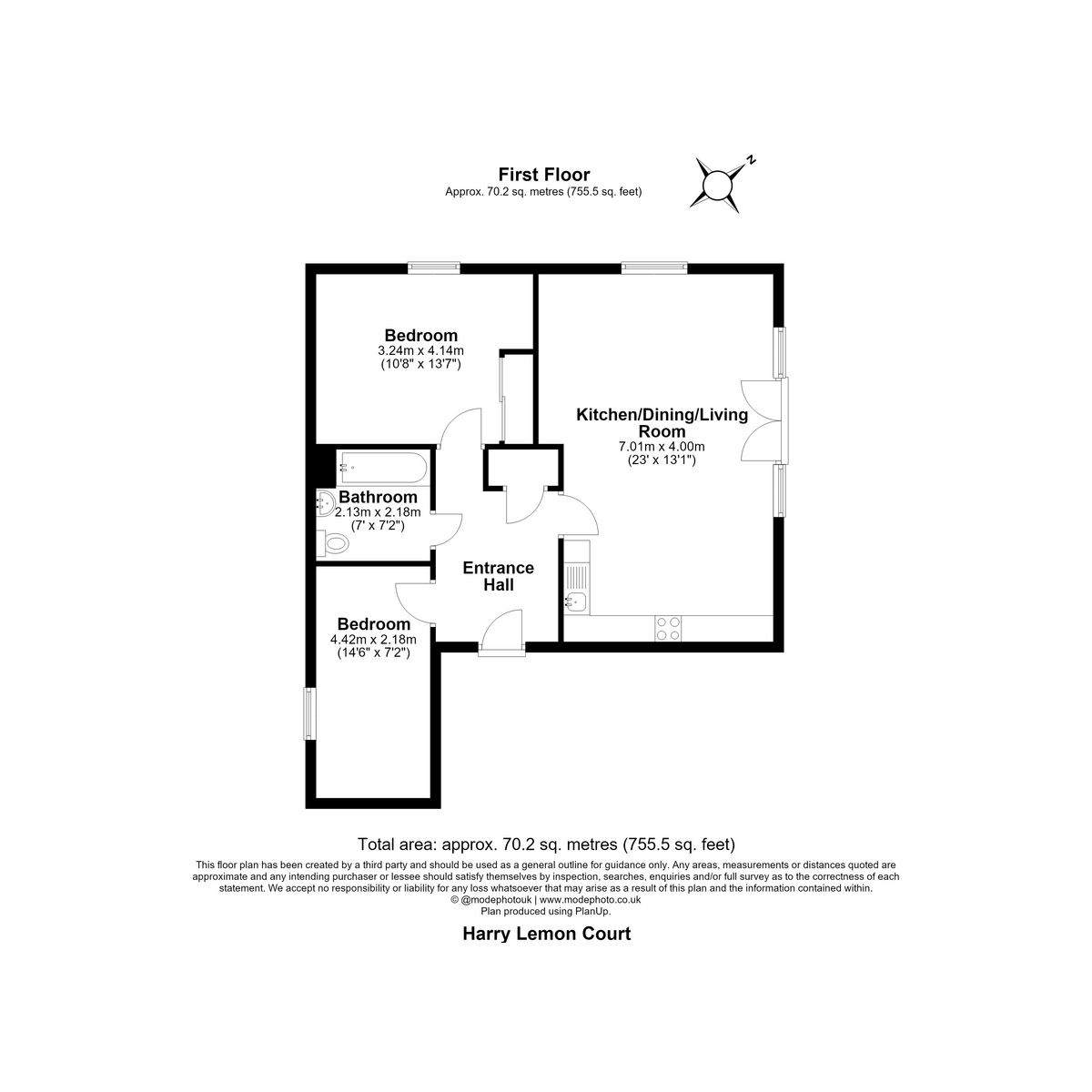 19, Harry Lemon Court, Beaulieu Park floorplan