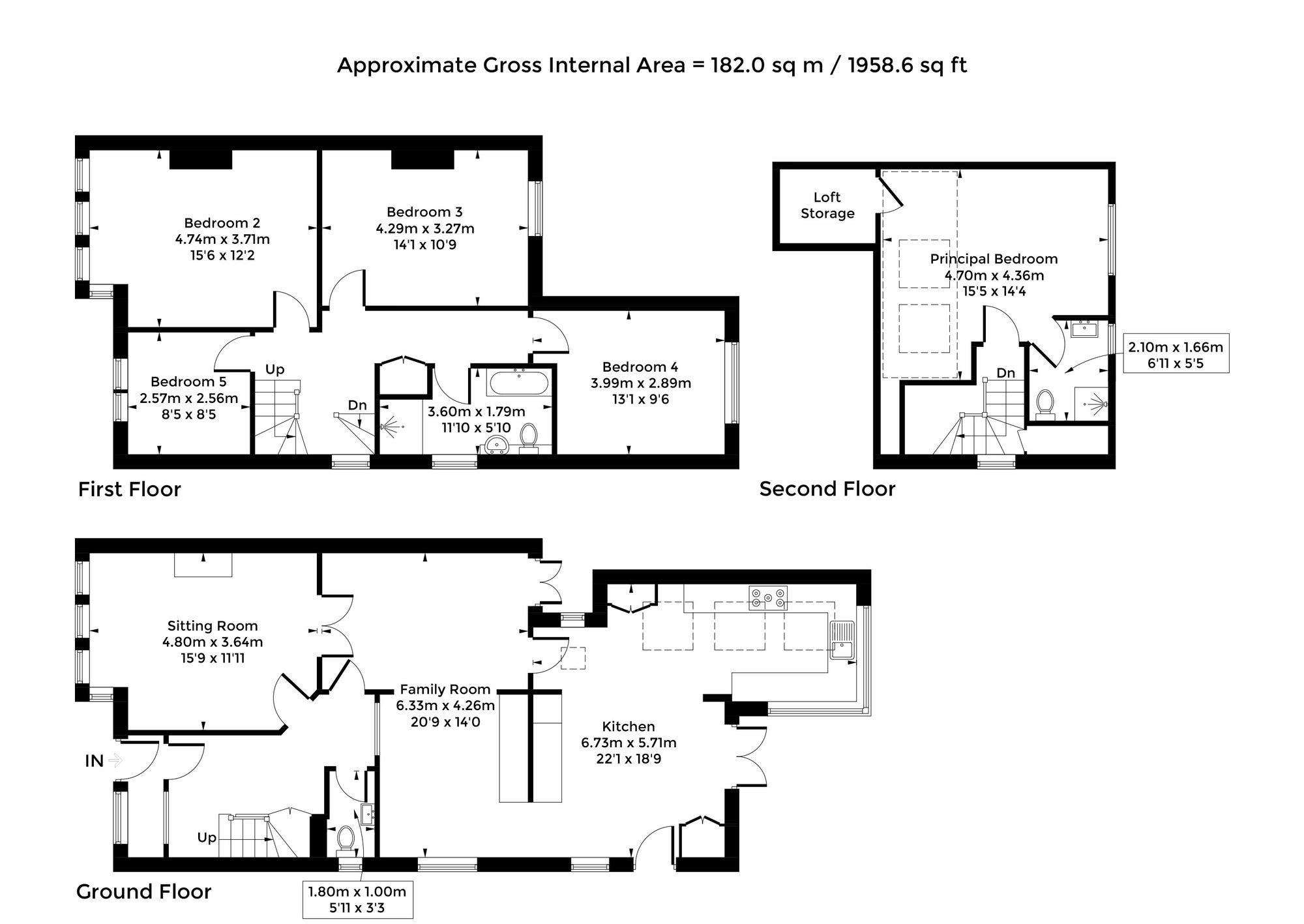 360 Woodstock Road, Oxford floorplan