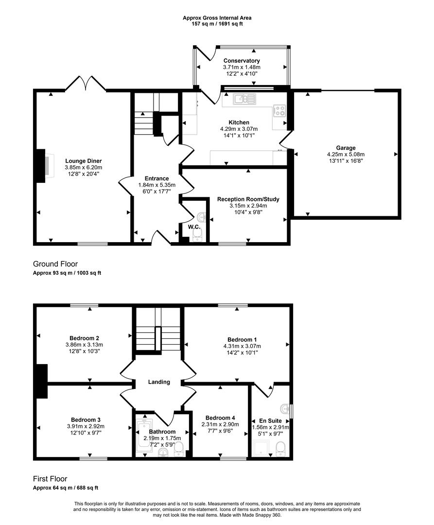Greystone House, Nun Street, Haverfordwest floorplan