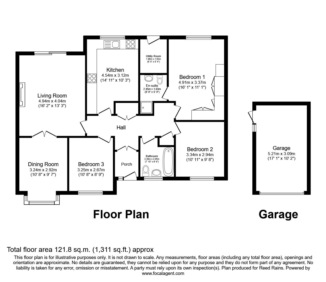 Bosley View, Congleton, Cheshire CW12, 3 bedroom bungalow for sale