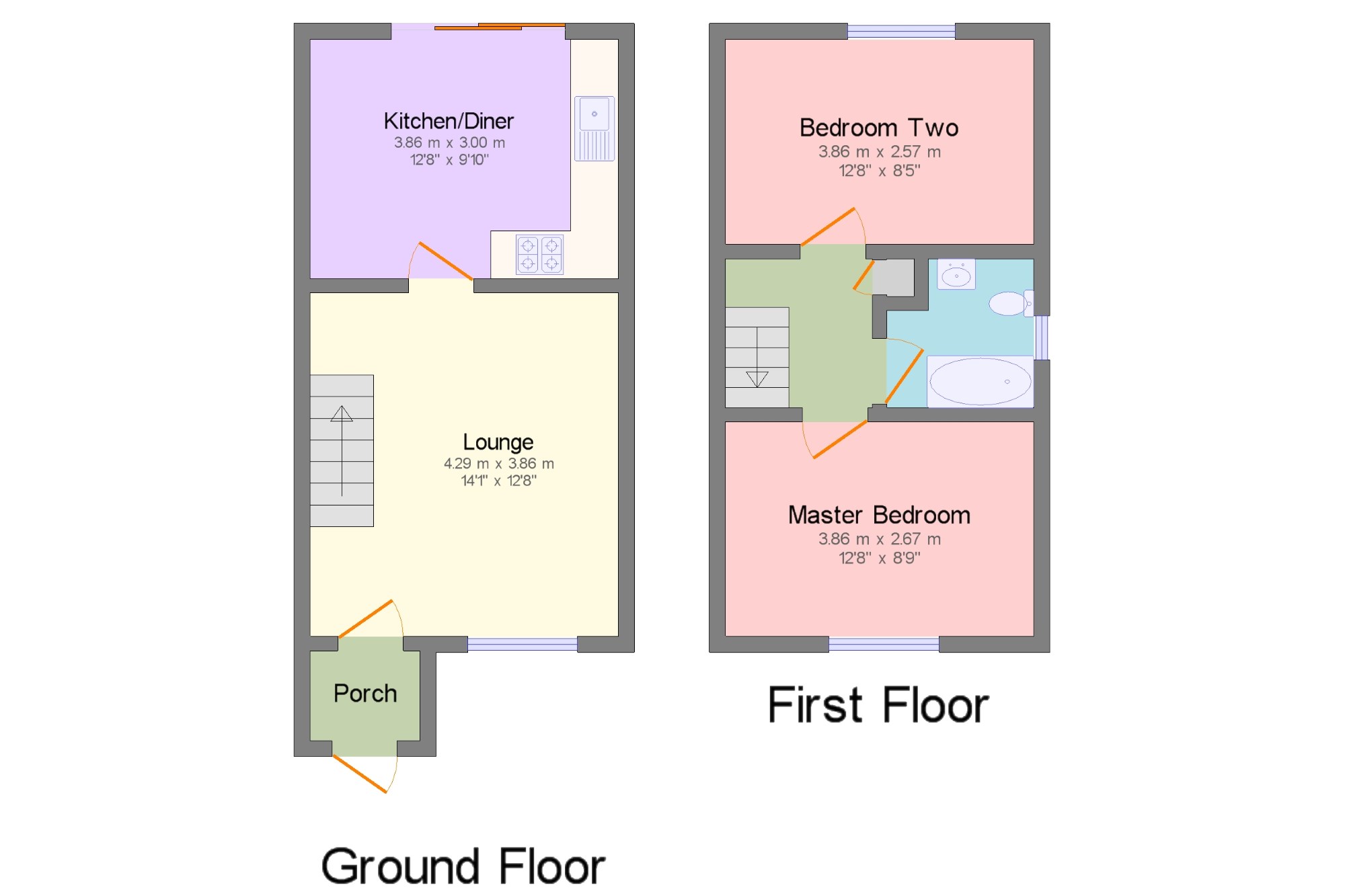 2 Bedrooms Semi-detached house for sale in Myrtle Close, Gloucester, Gloucestershire GL4