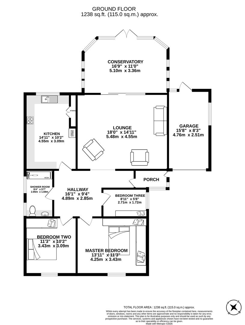 Cumberland Avenue, Leyland floorplan