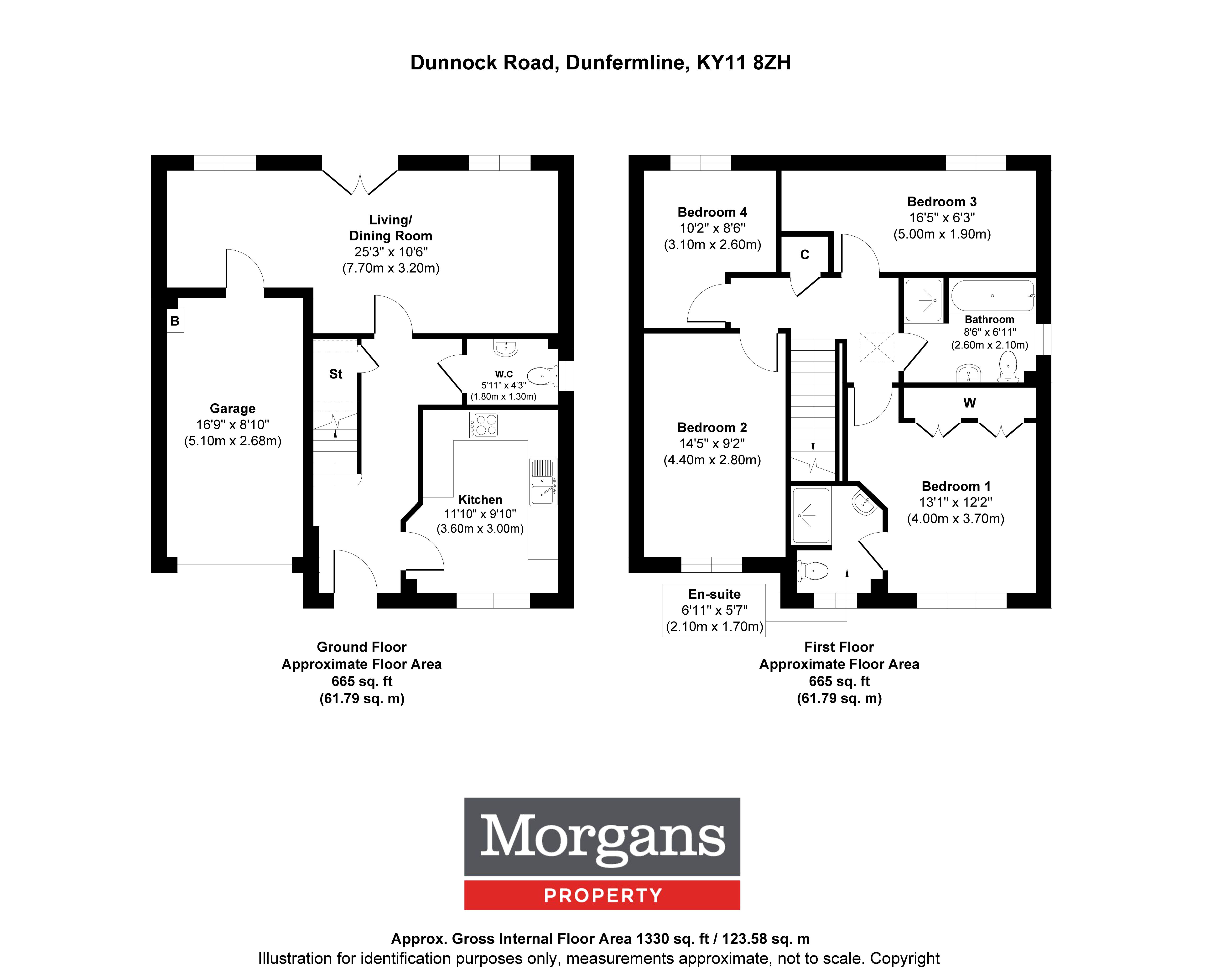 14, Dunnock Road, Dunfermline floorplan