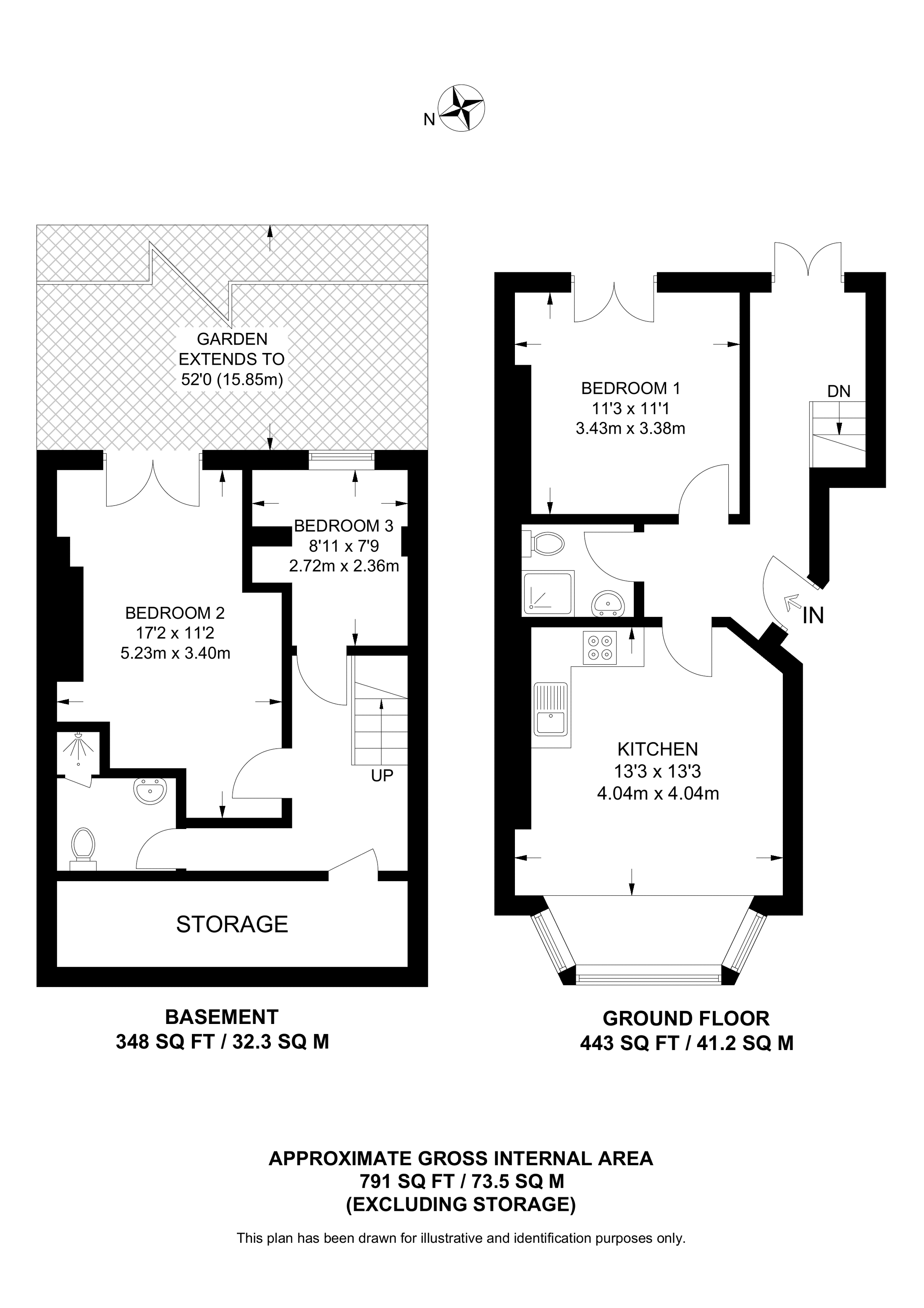 Springdale Road, Stoke Newington floorplan