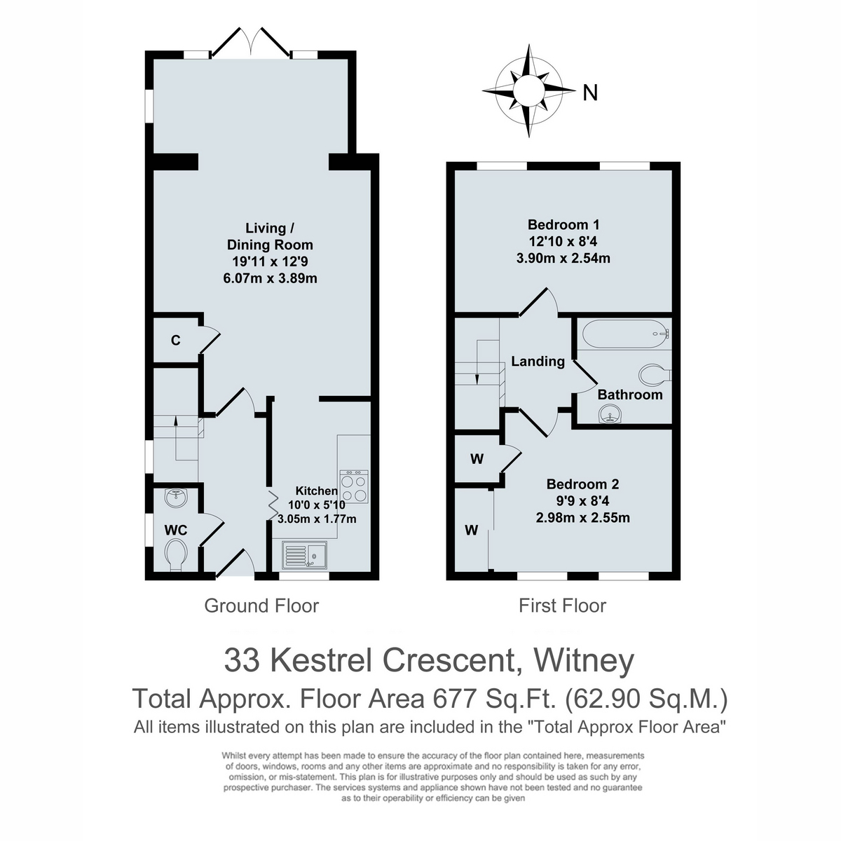 33, Kestrel Crescent, Witney floorplan