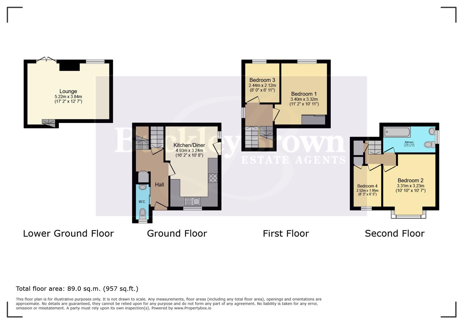 9, Spittal Green, Chesterfield floorplan