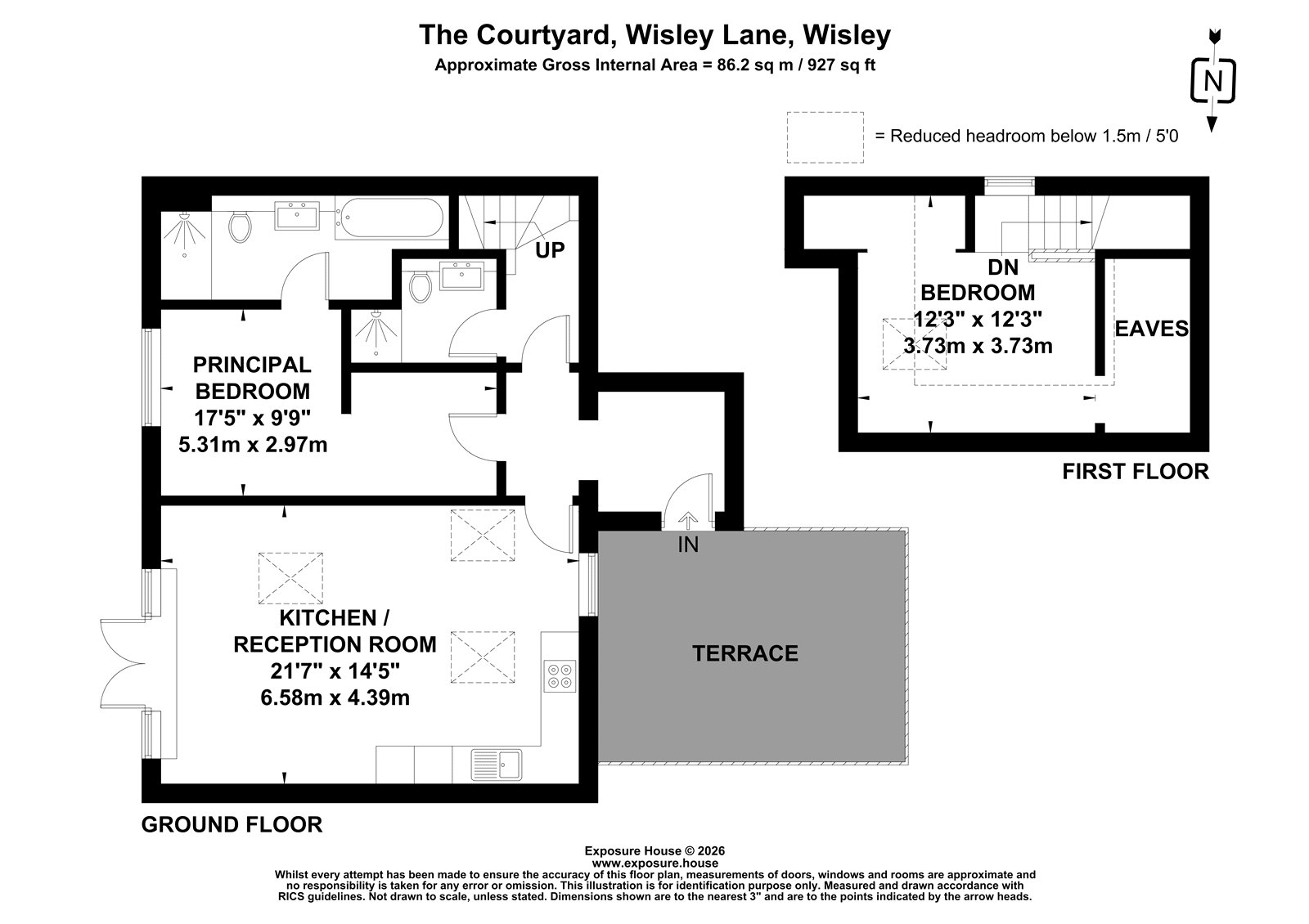 Plot 2,, The Courtyard, Wisley floorplan