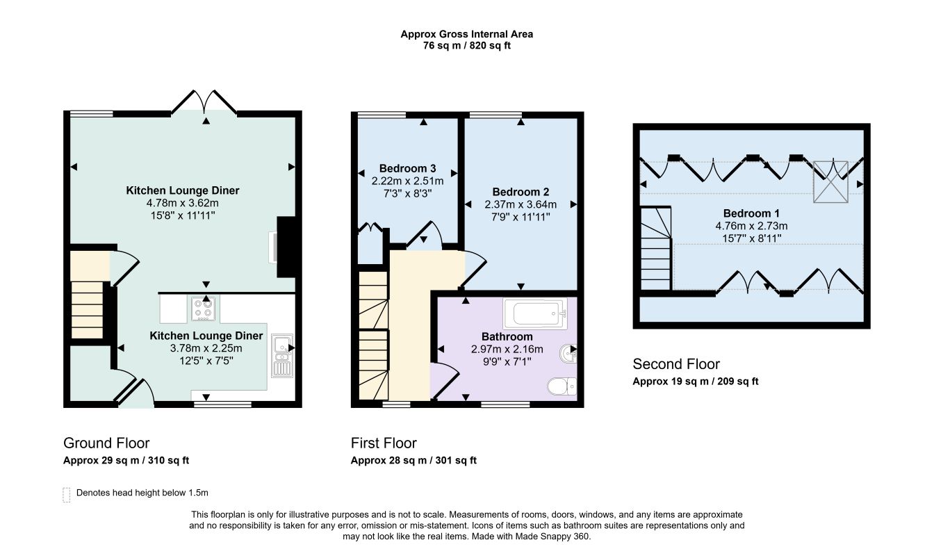 8, Mount Pleasant Cottages, Mountain Ash floorplan