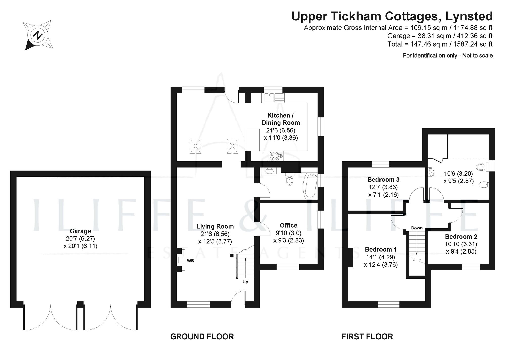 4 Upper Tickham Cottages Tickham Lane, Sittingbourne floorplan