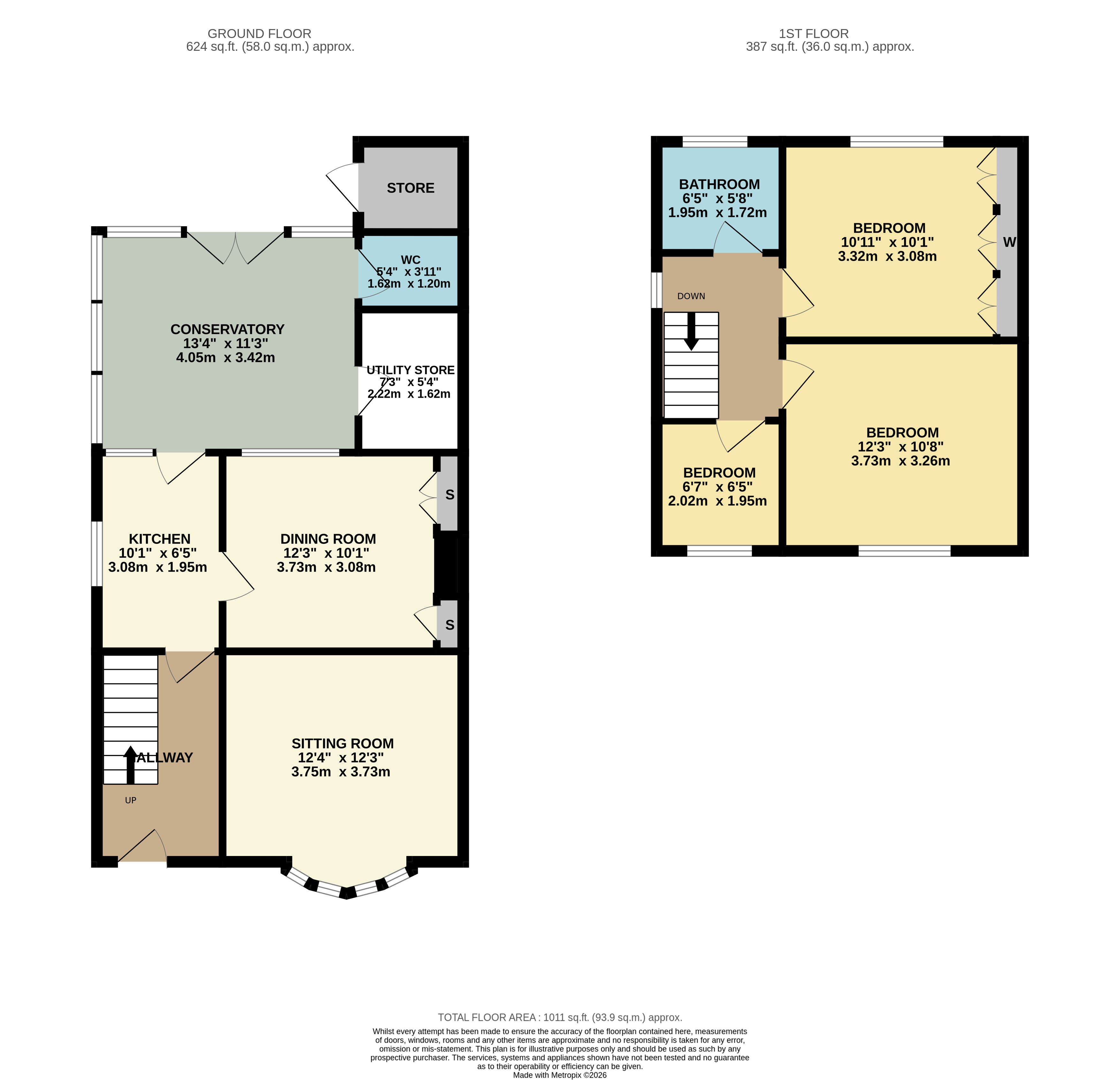 12, Barnwell Lane, Cromford floorplan