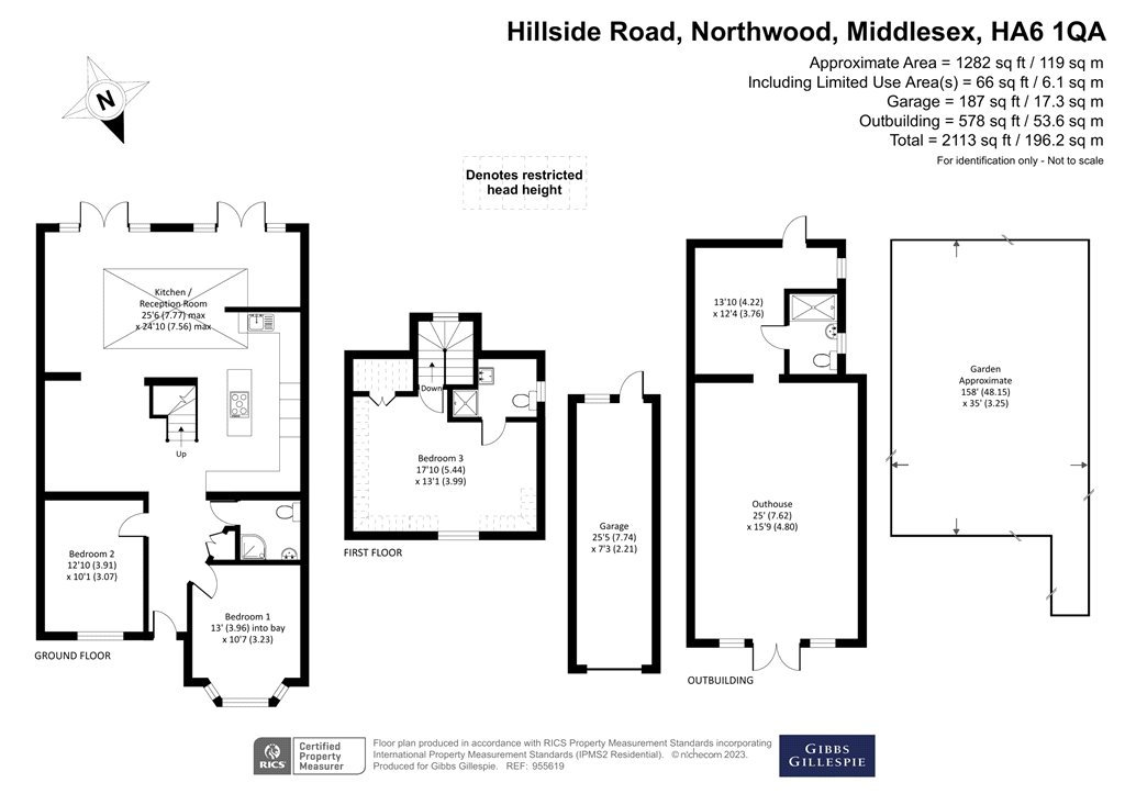 Hillside Road, Northwood, Middlesex HA6, 3 bedroom bungalow for sale