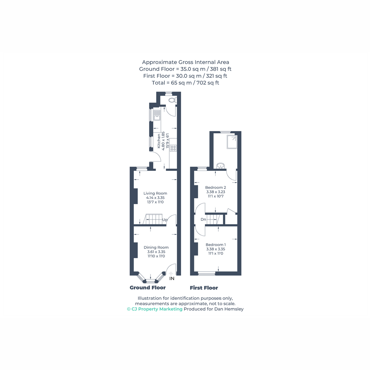 139, Bellingdon Road, Chesham floorplan