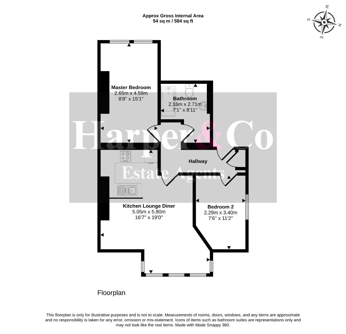 Beaconsfield Street, Hartlepool floorplan