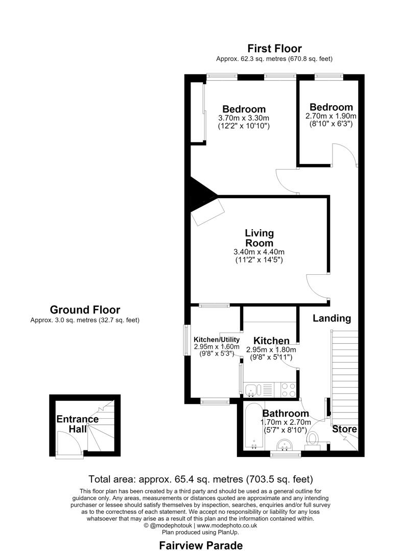 5A, Fairview Parade, Mawney Road, Romford floorplan