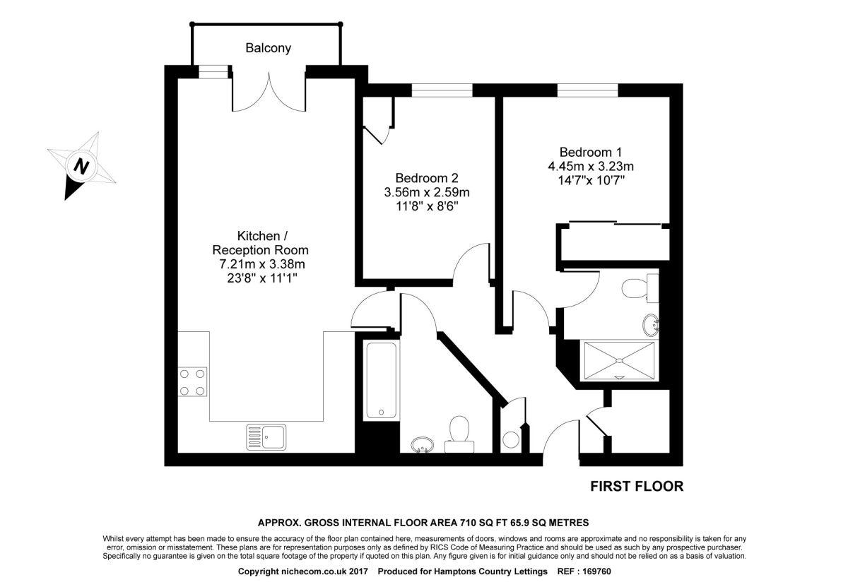 14 Janet Blunt House, Greenhill, Twyford floorplan