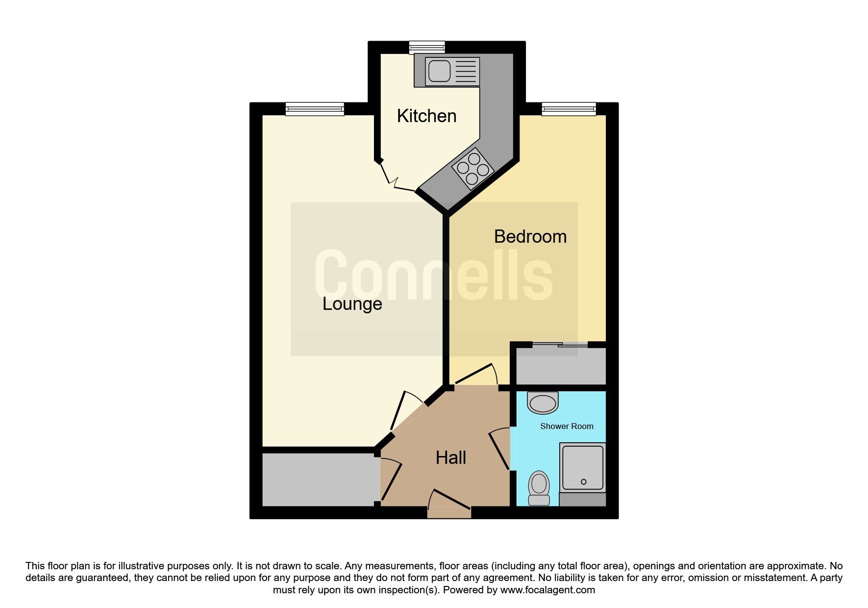 Flat 18, Alexandria Court, Glenmoor Road, Ferndown floorplan