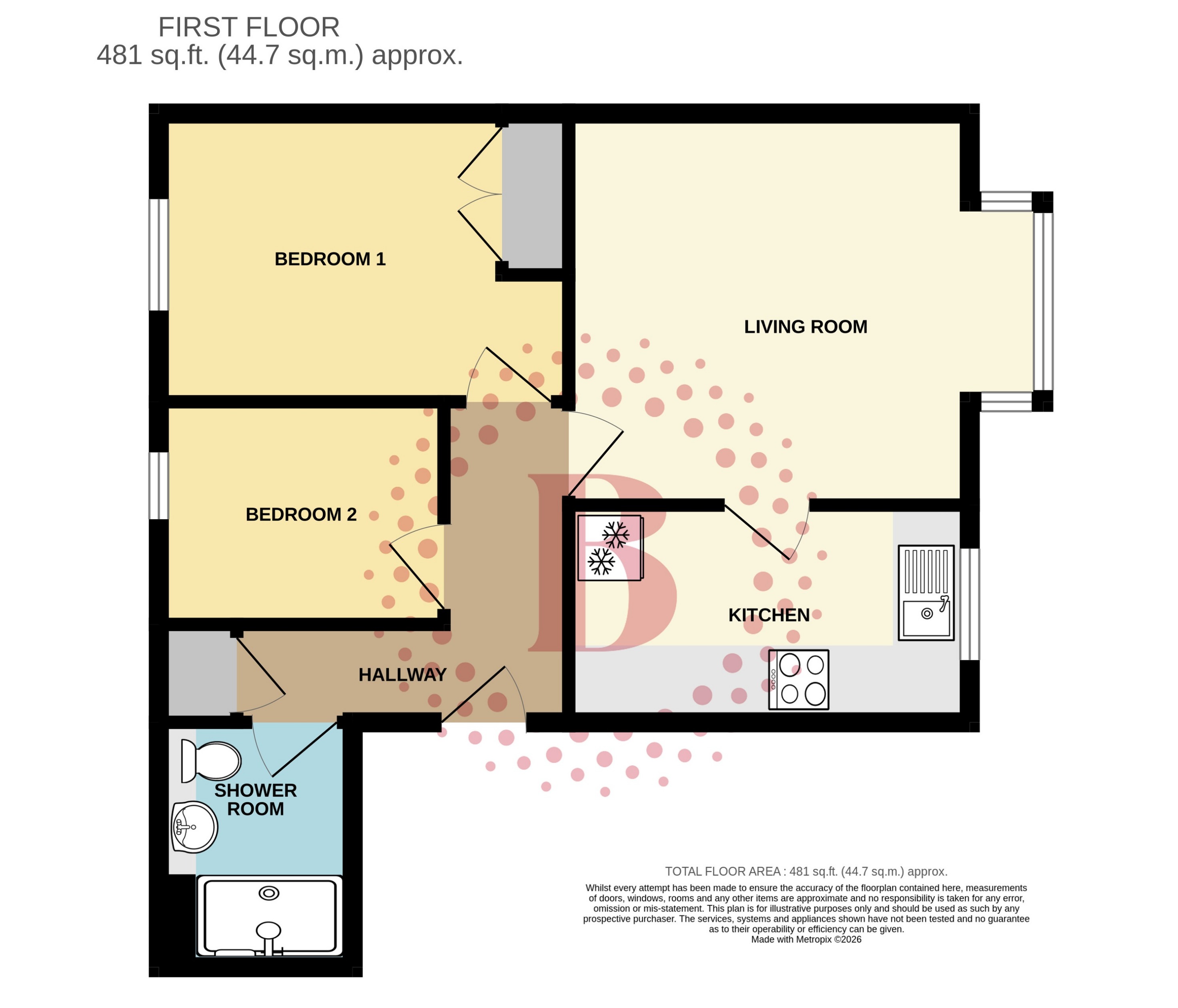38, Redoubt Close, Hitchin floorplan