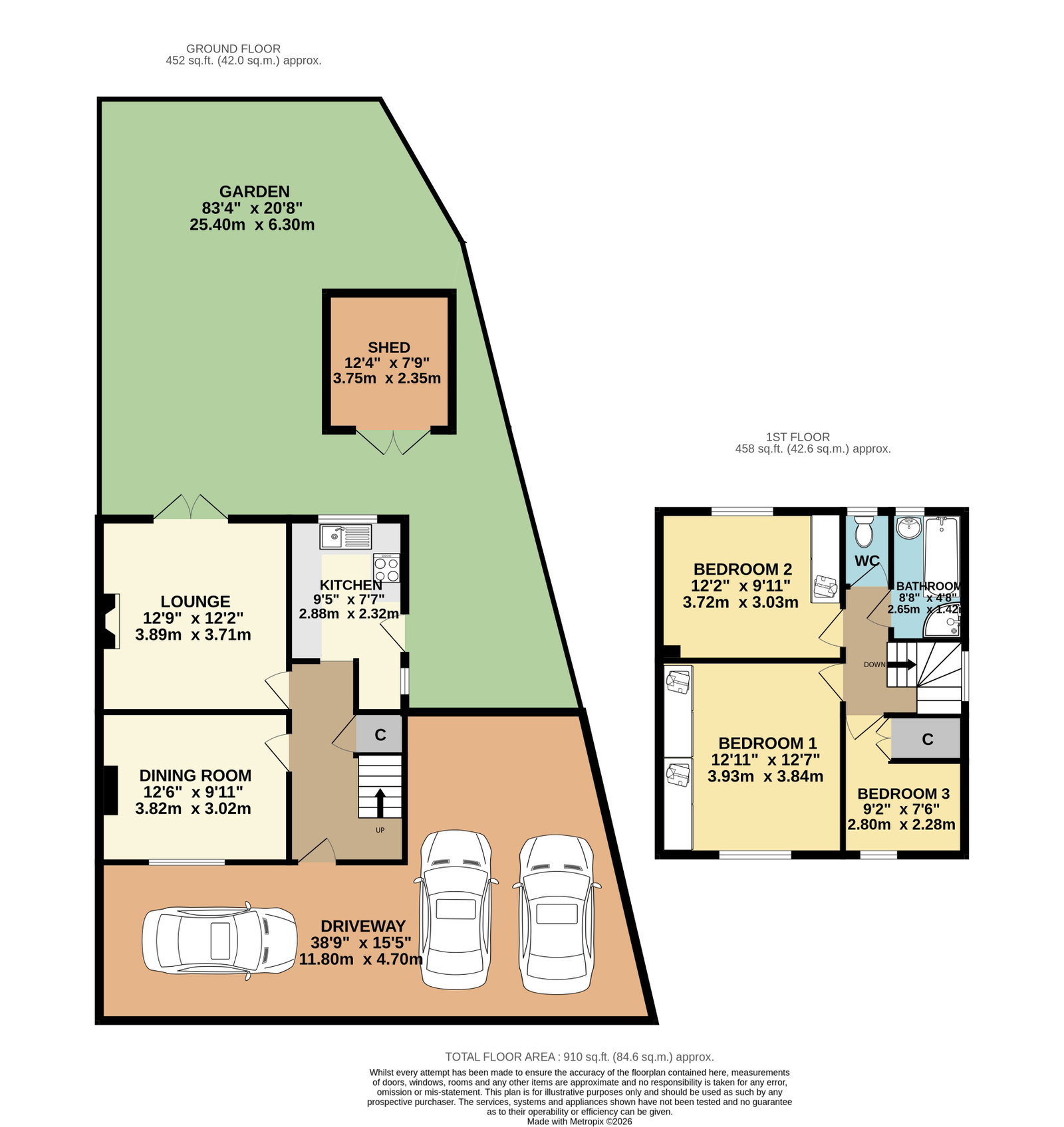 2, Estuary Road, Sheerness floorplan