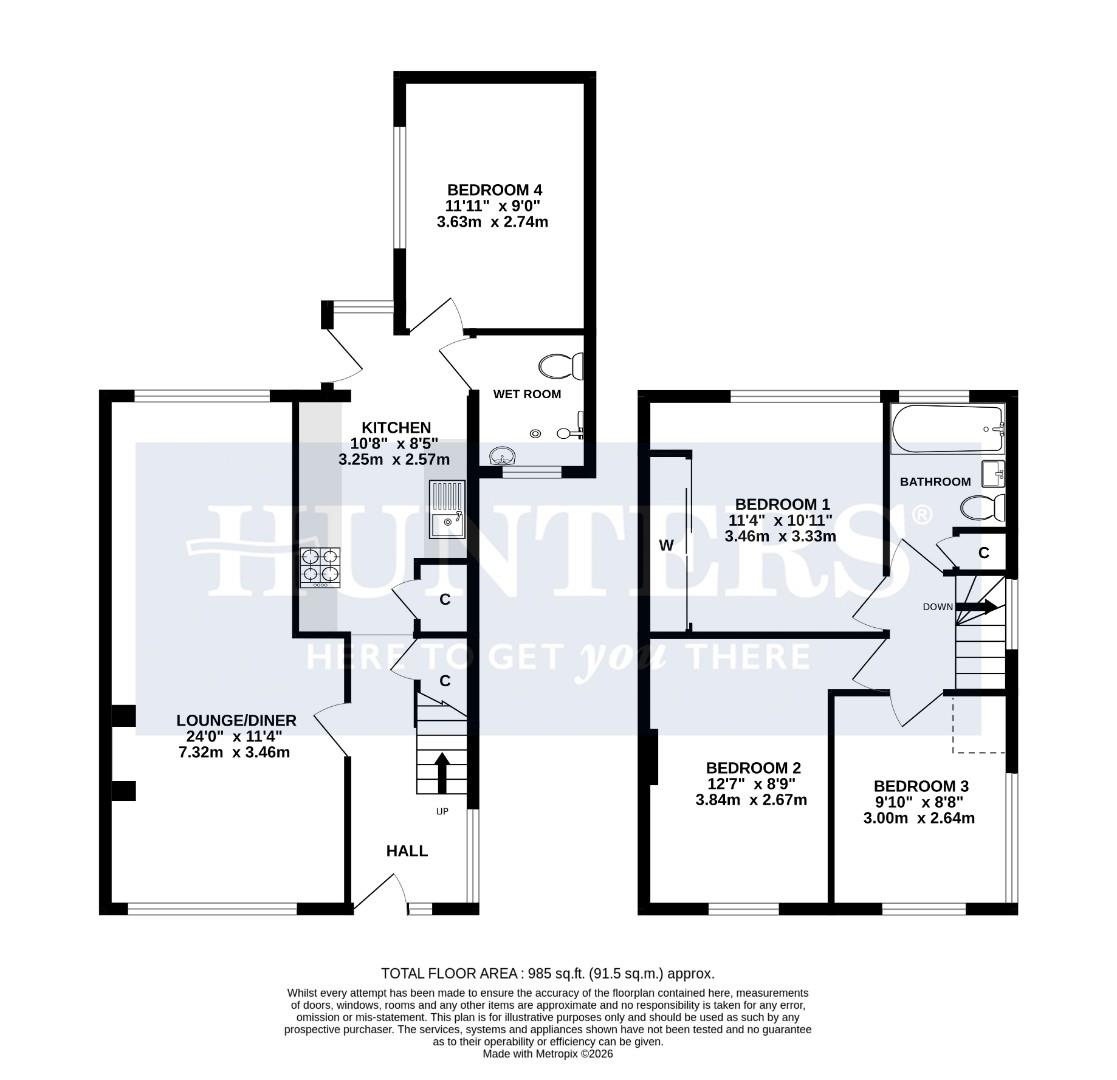 25, School Walk, Burntwood floorplan