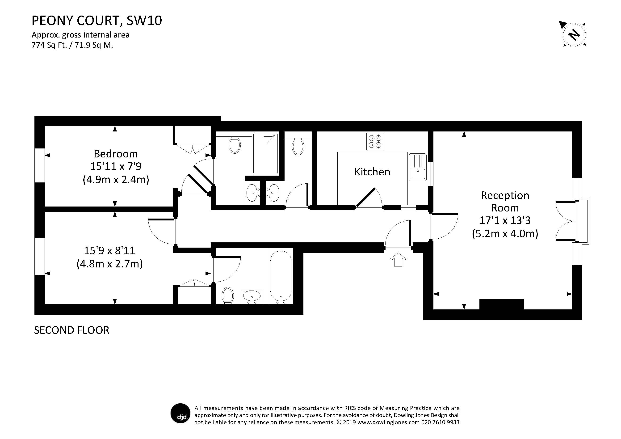 2 Bedrooms Flat to rent in Park Walk, London SW10