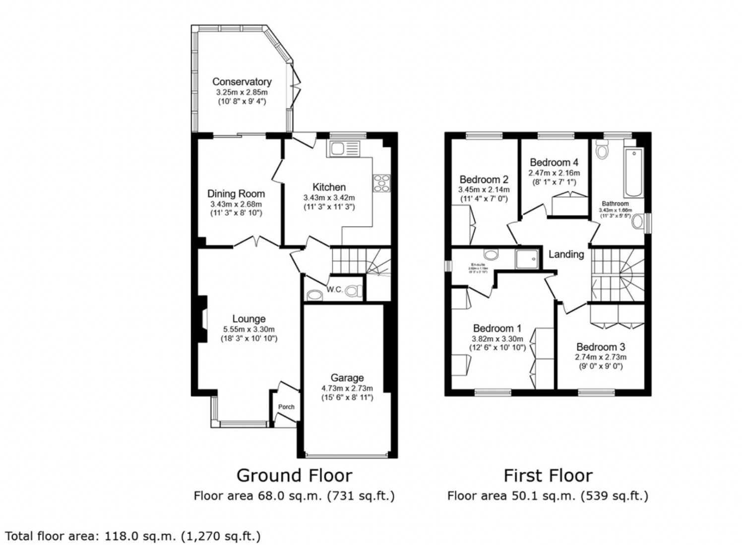 3, Haywood Close, Leicester floorplan