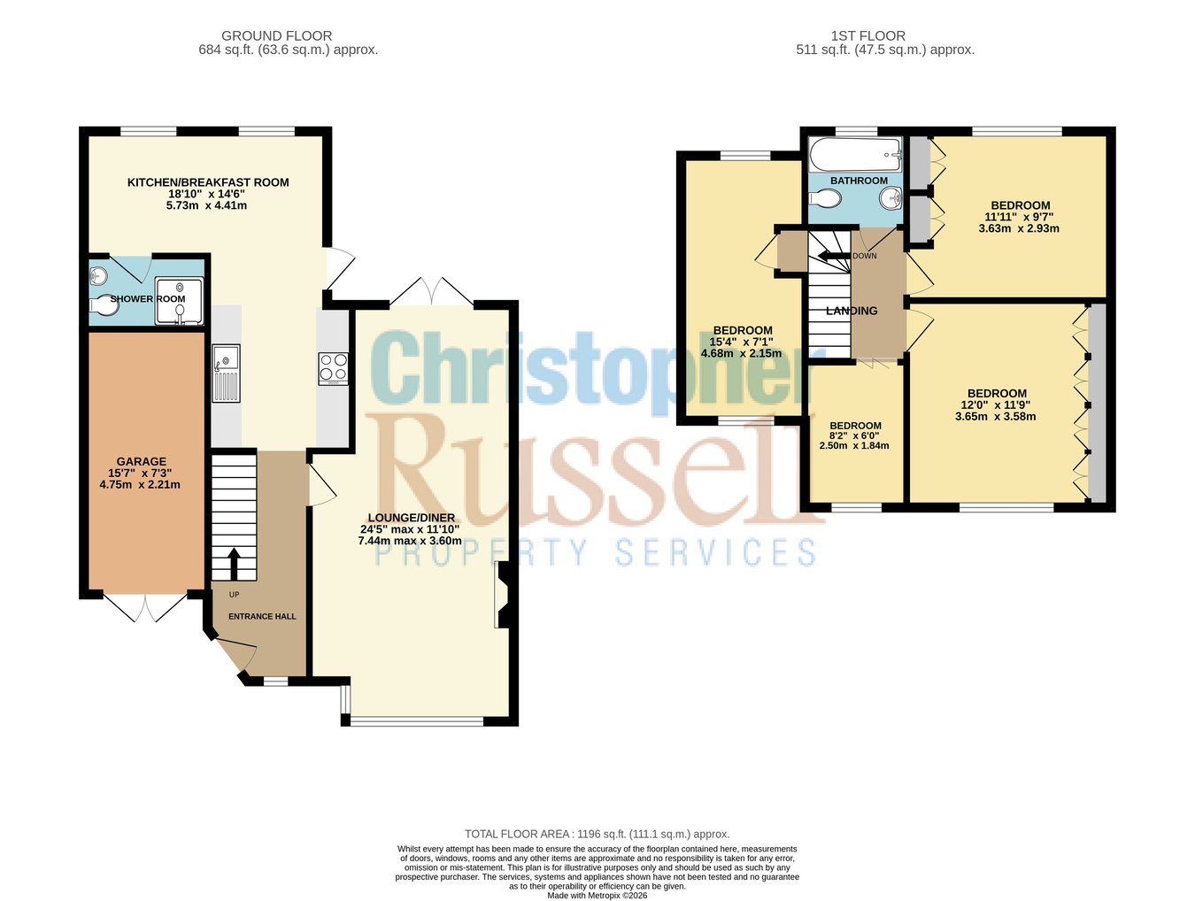 12, Fen Grove, Sidcup floorplan