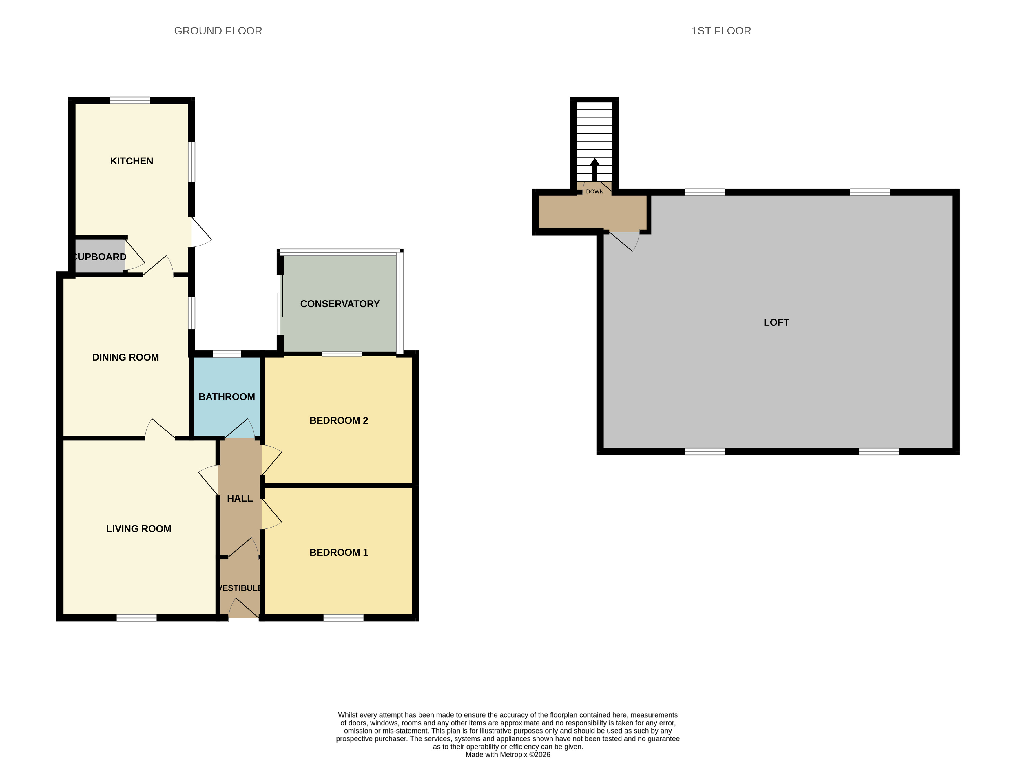 32, Linn Crescent, Buckie floorplan